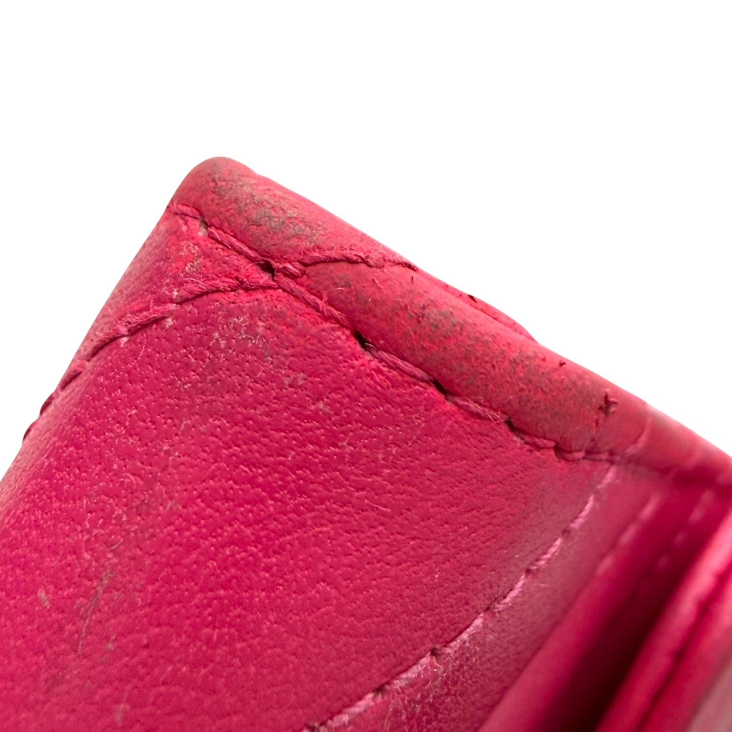 Chanel CC Lambskin Chevron Stitch Long Wallet