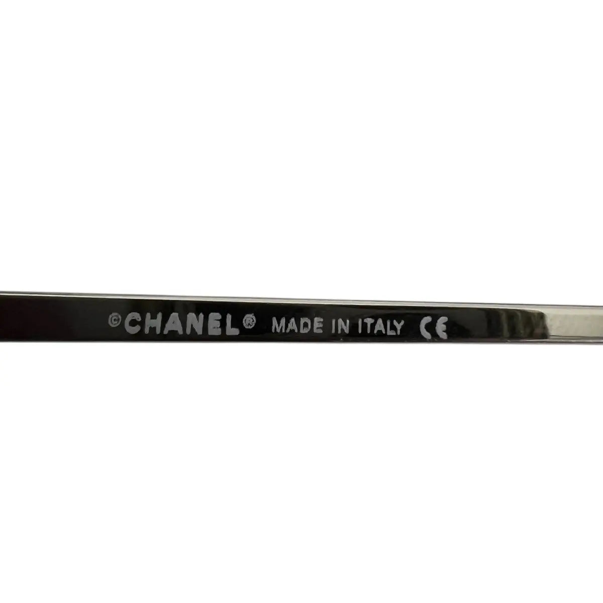 Chanel CC Rhinestone Logo Rimless Sunglasses