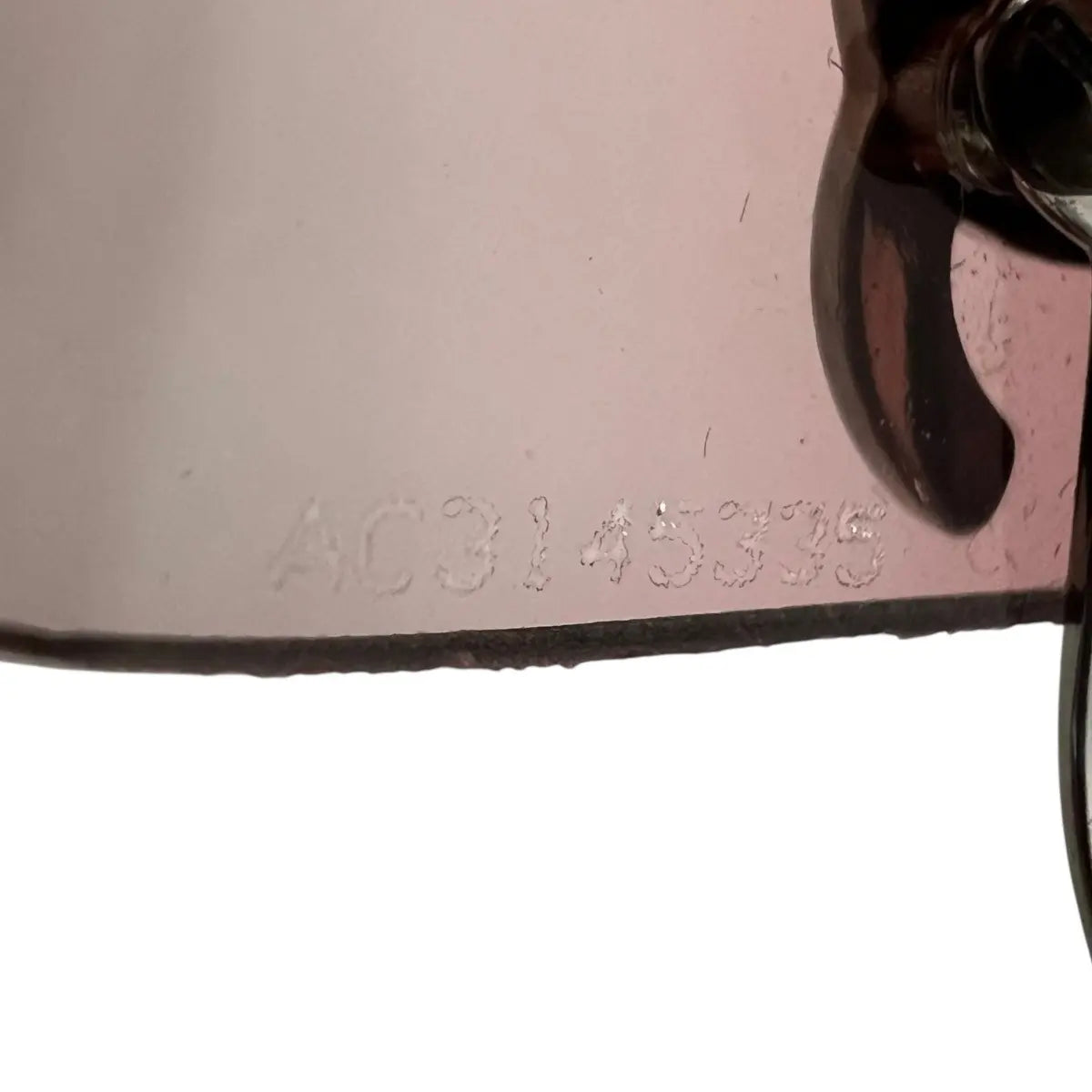 Chanel CC Rhinestone Logo Rimless Sunglasses