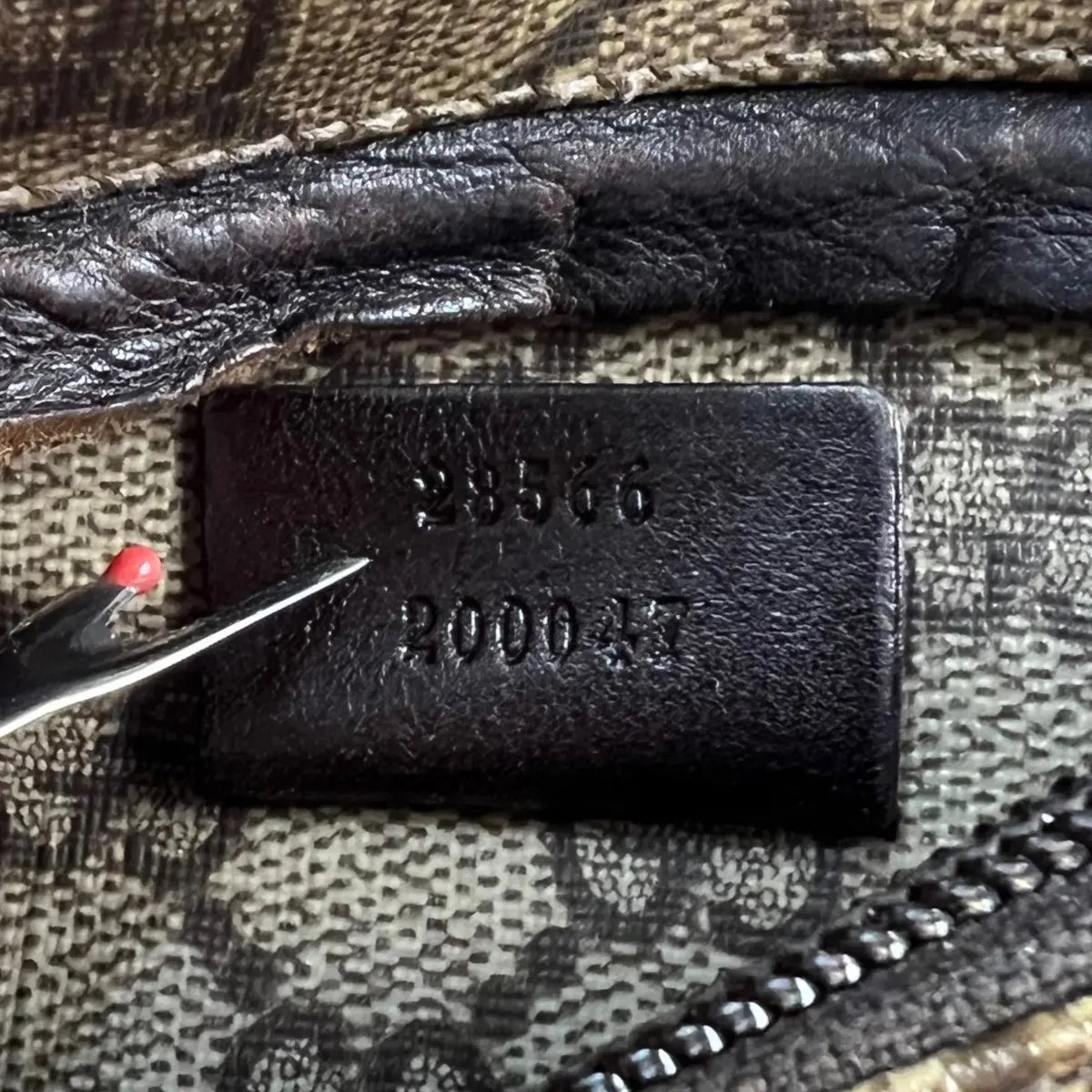 Gucci Monogram Crossbody Belt Bag