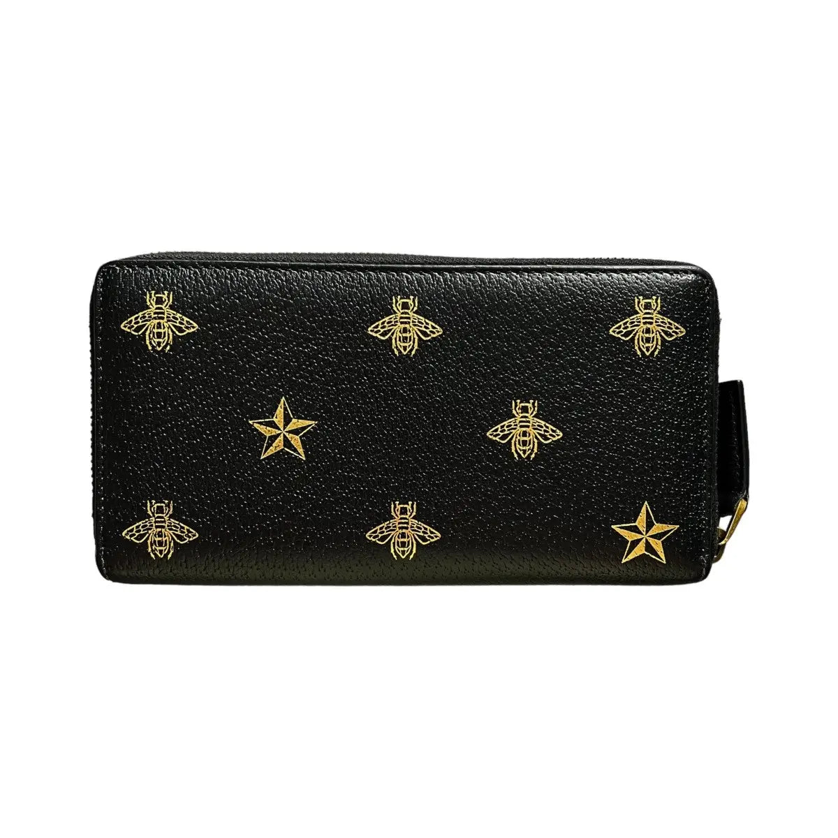Gucci Bee Star Zip Around Wallet