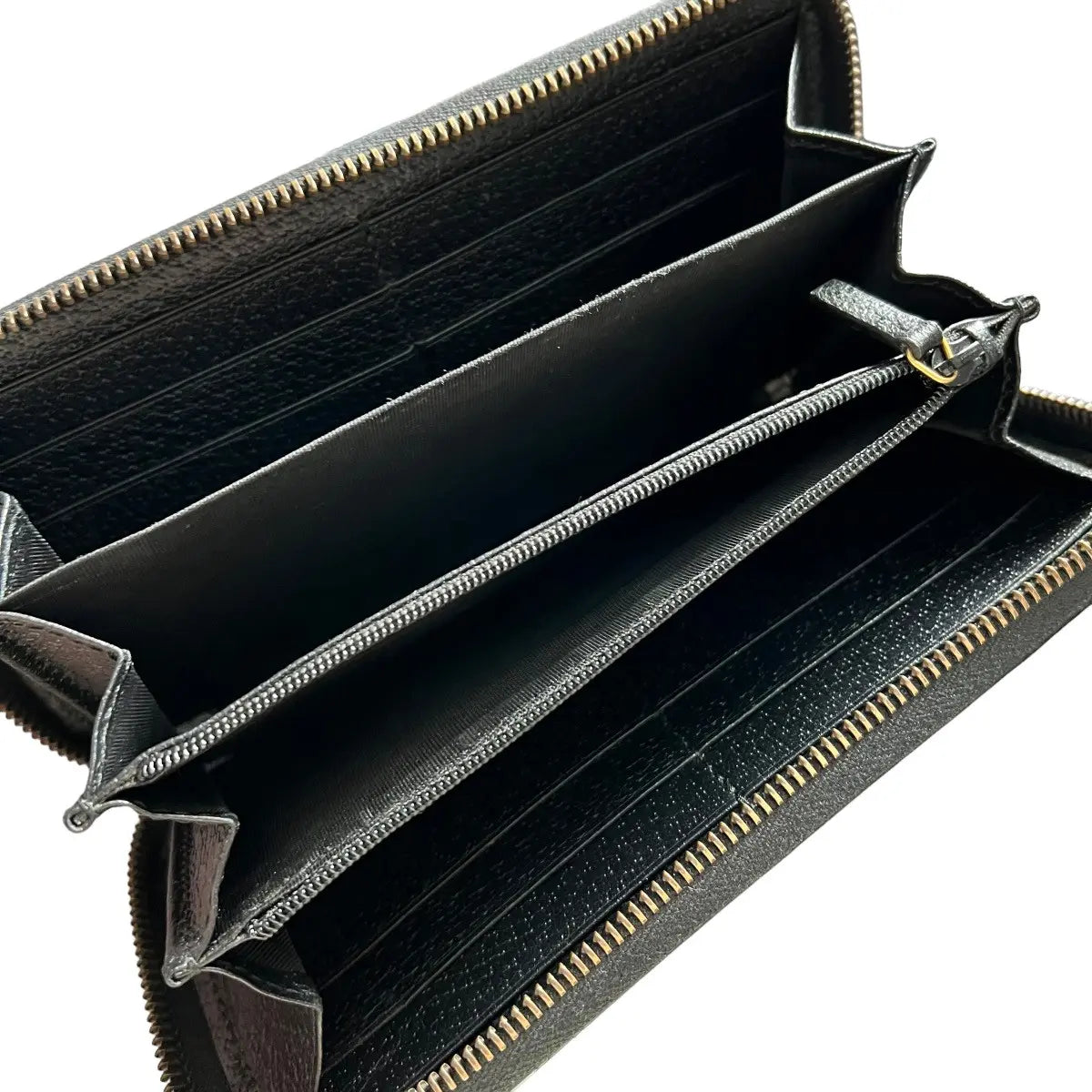 Gucci Bee Star Zip Around Wallet