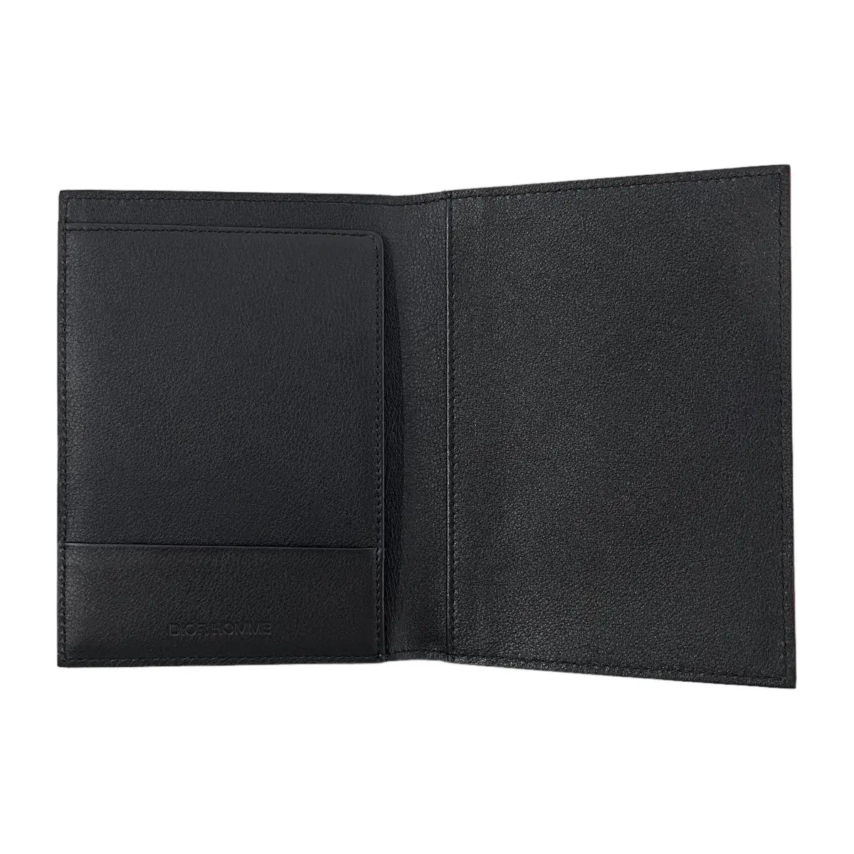 Dior Homme Leather Passport Holder Travel Wallet