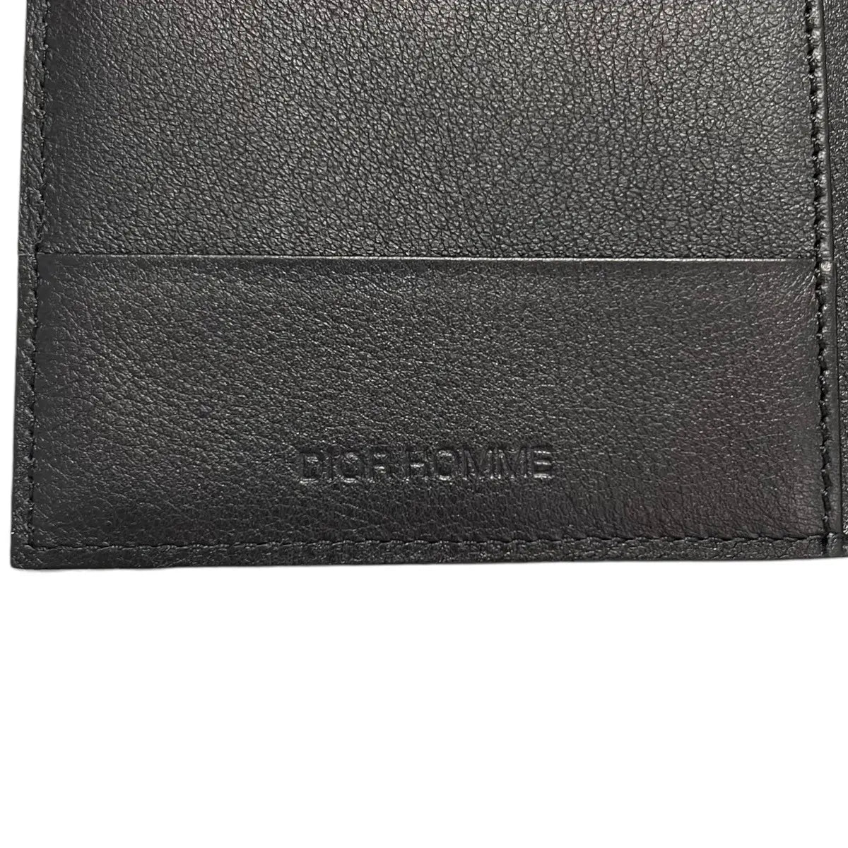 Dior Homme Leather Passport Holder Travel Wallet