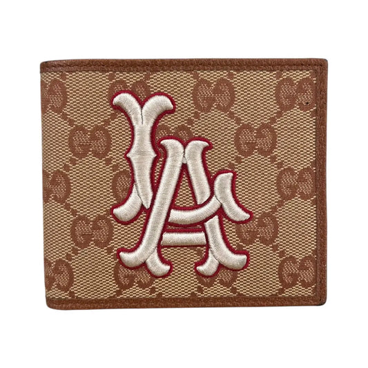 Gucci LA Dodgers Monogram Bifold Wallet