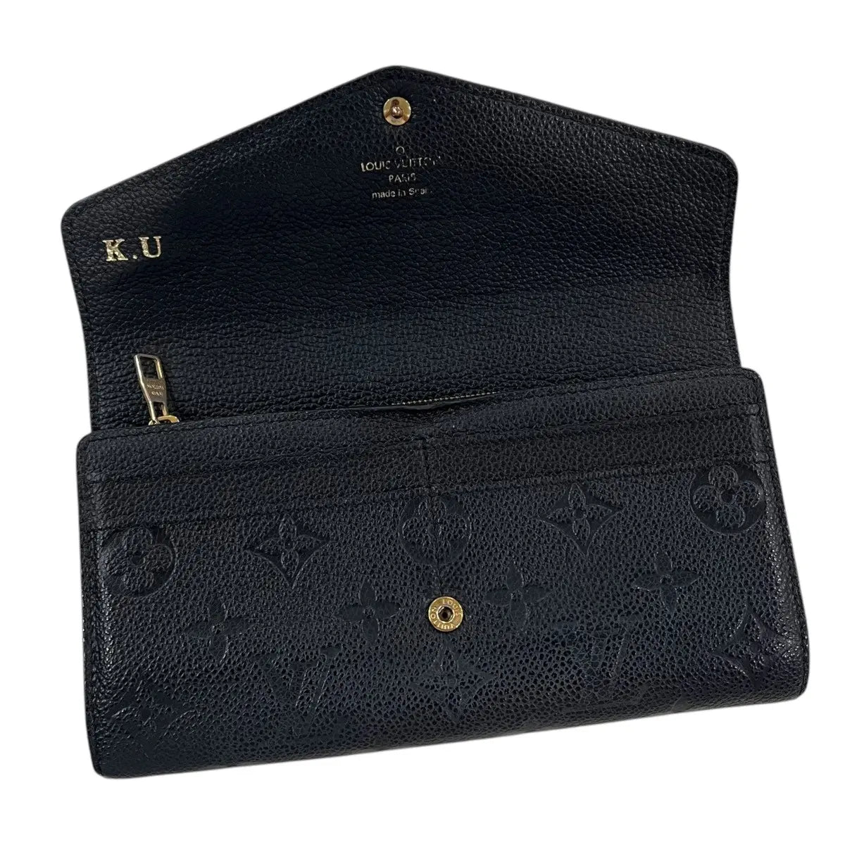 Louis Vuitton Monogram Empreinte Sarah Long Wallet