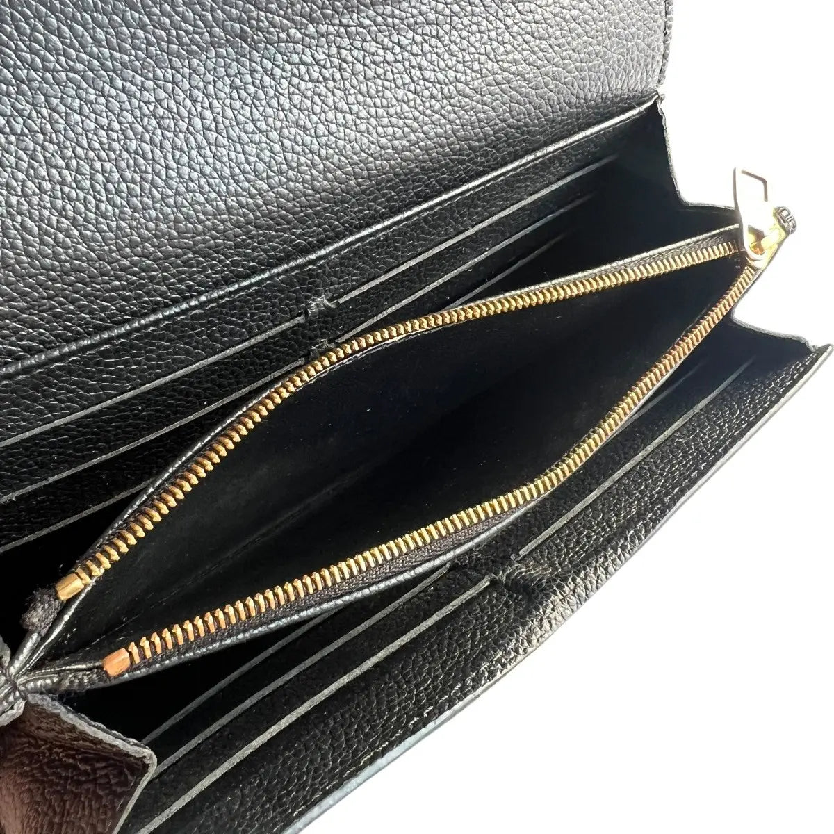 Louis Vuitton Monogram Empreinte Sarah Long Wallet