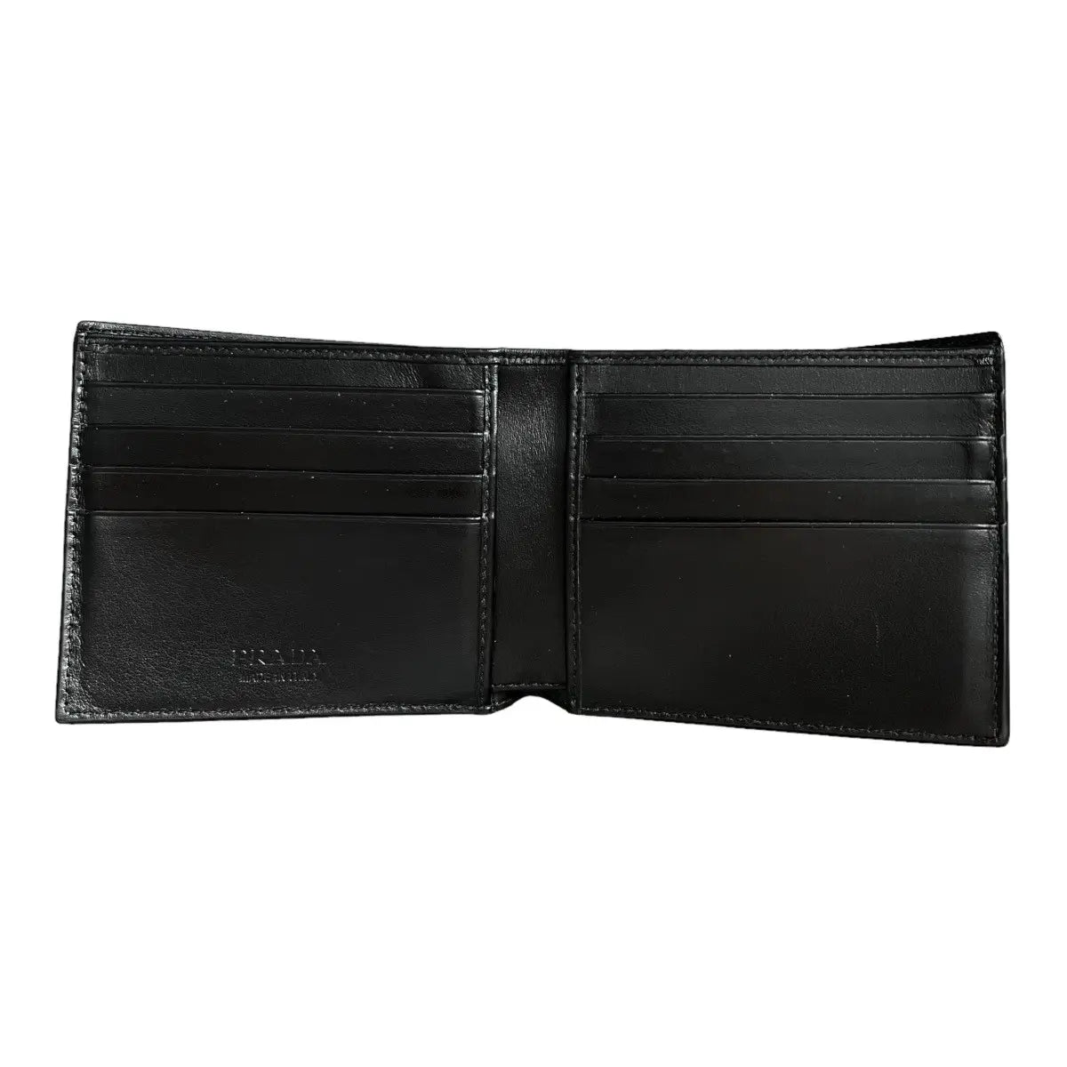 Prada Saffiano Logo Bifold Wallet