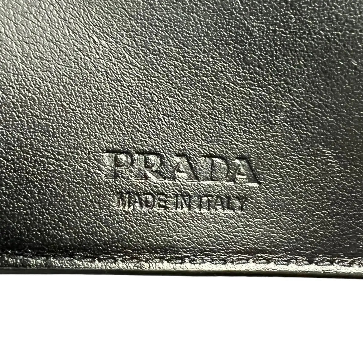 Prada Saffiano Logo Bifold Wallet