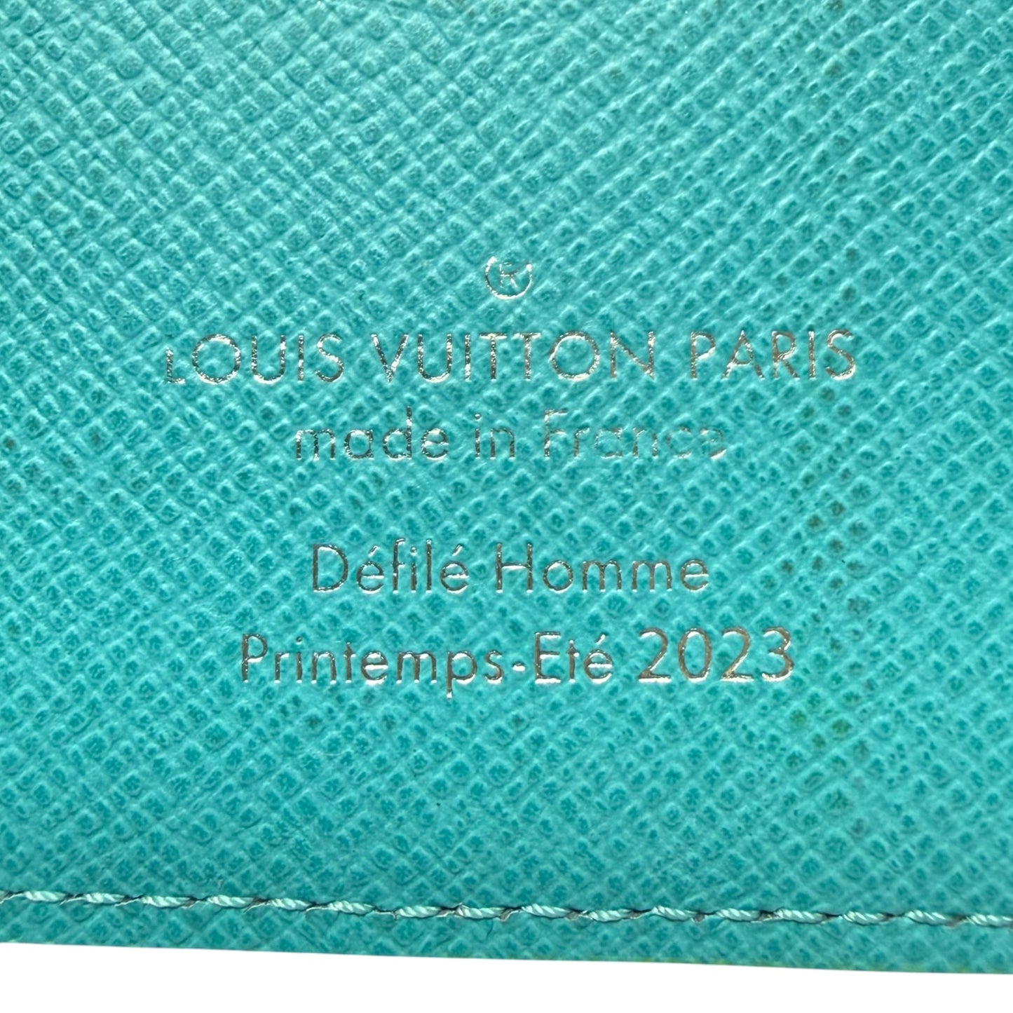 Louis Vuitton Monogram Playground Pocket Organizer Card Holder Wallet Lime
