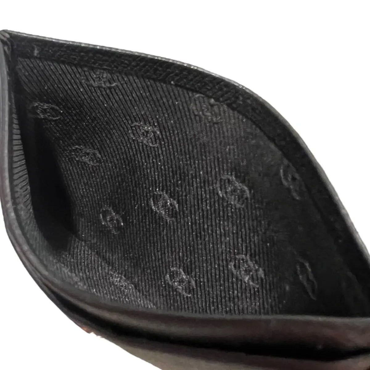 Chanel CC Logo Leather Card Holder Wallet