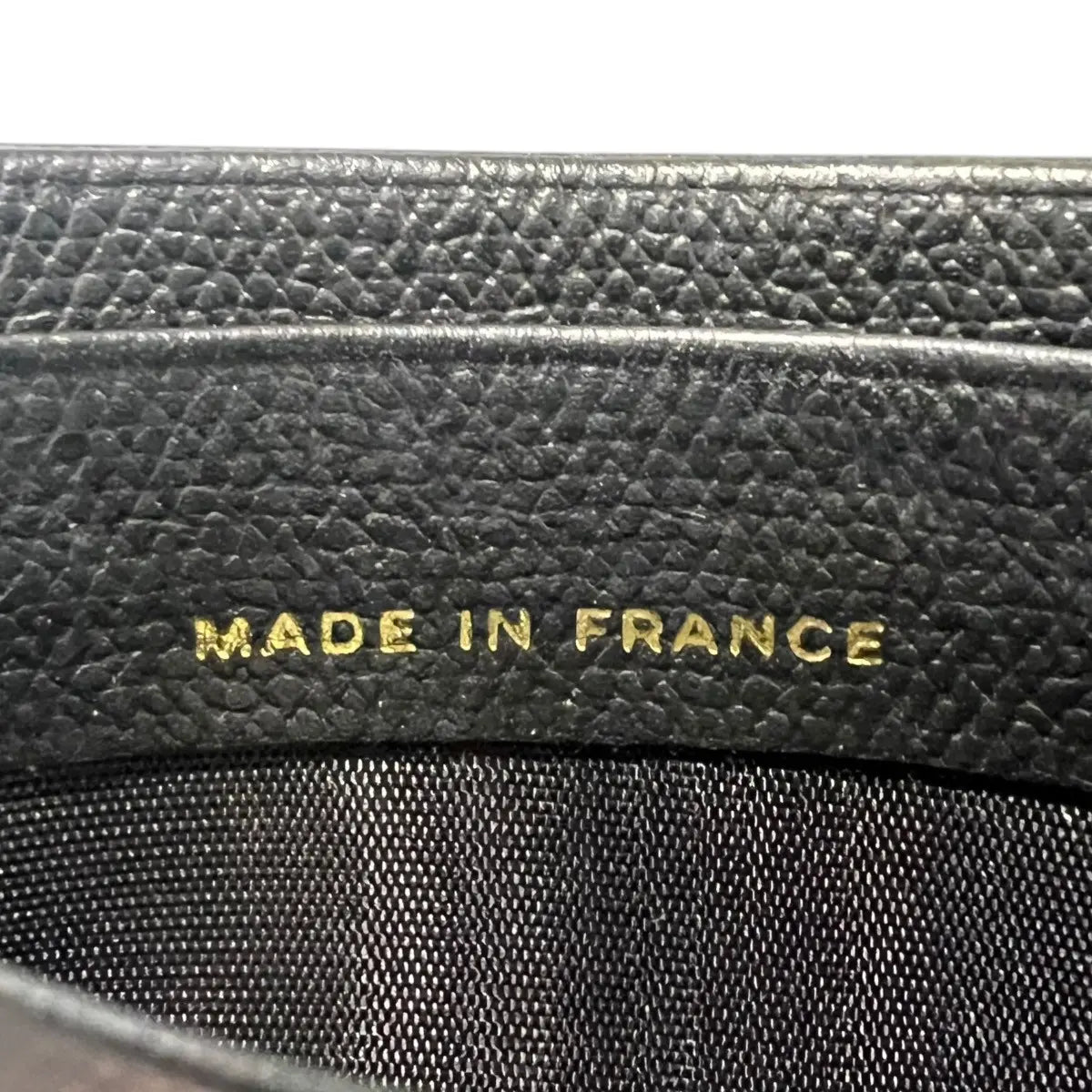 Chanel CC Logo Leather Card Holder Wallet