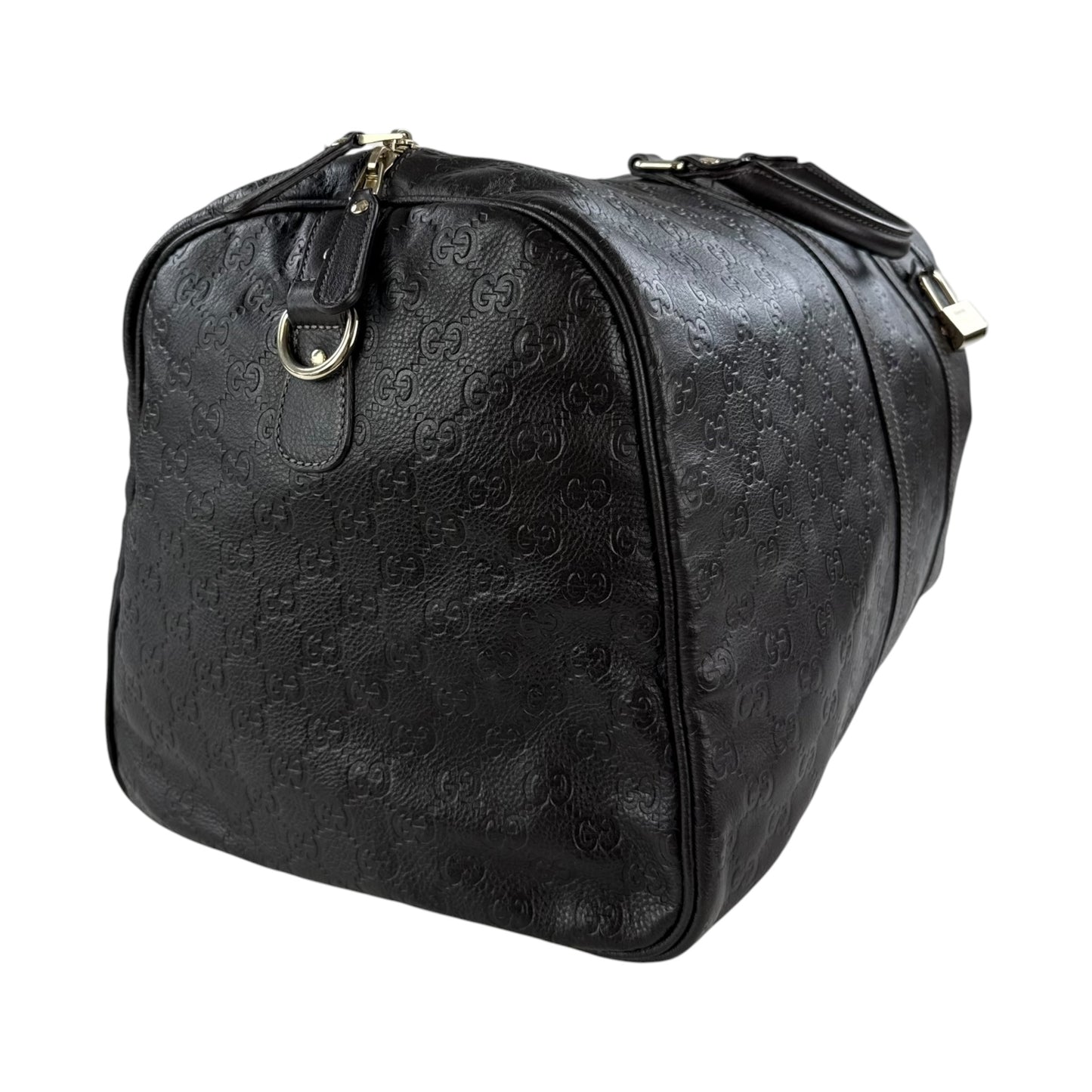 Gucci Monogram Leather Duffle Bag