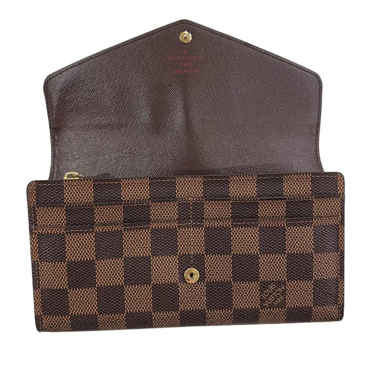 Louis Vuitton Damier Ebene Sarah Wallet