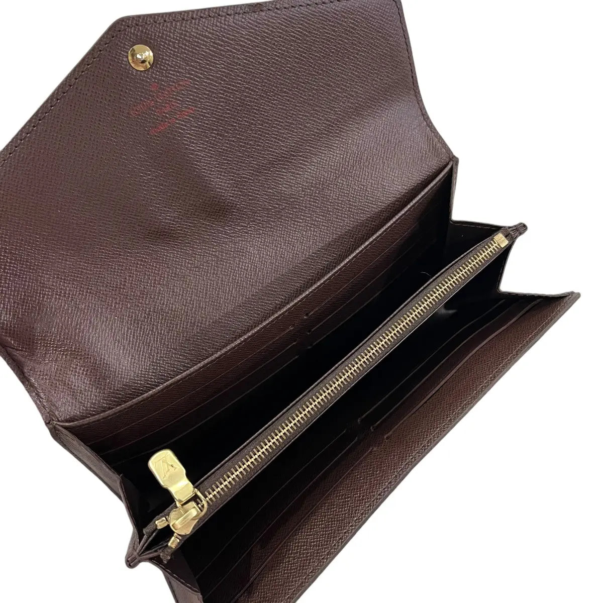 Louis Vuitton Damier Ebene Sarah Wallet