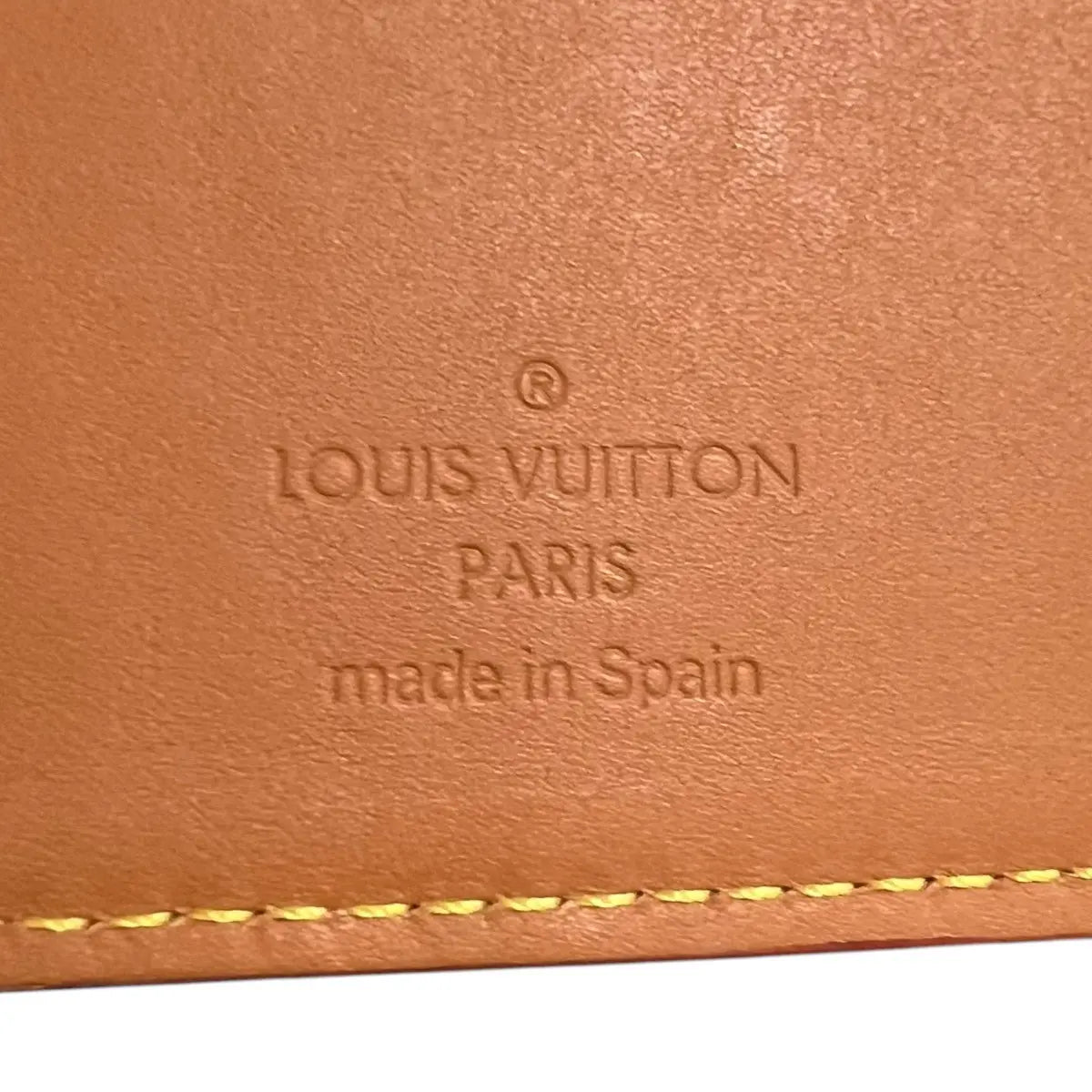 Louis Vuitton Nomade Leather Passport Holder Travel Wallet
