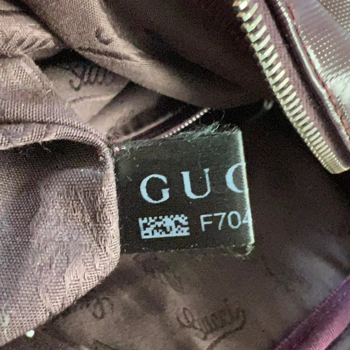 Gucci Monogram Imprime Crossbody Shoulder Bag