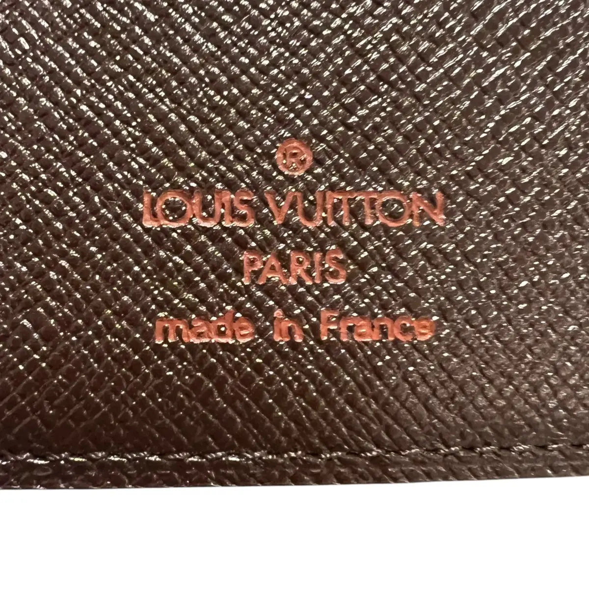 Louis Vuitton Damier Ebene Passport Holder Travel Wallet