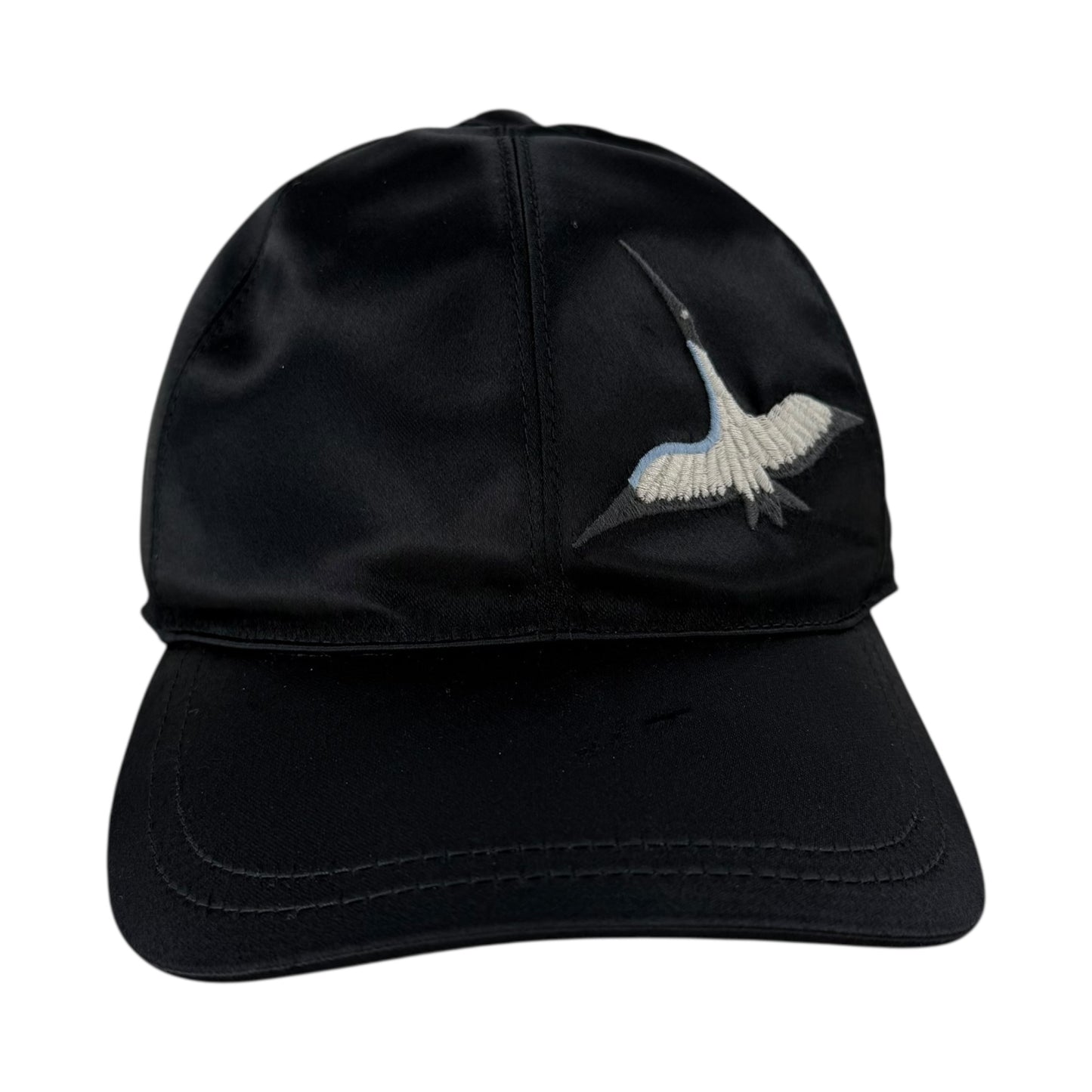 Bottega Veneta Satin Crane Baseball Cap Hat