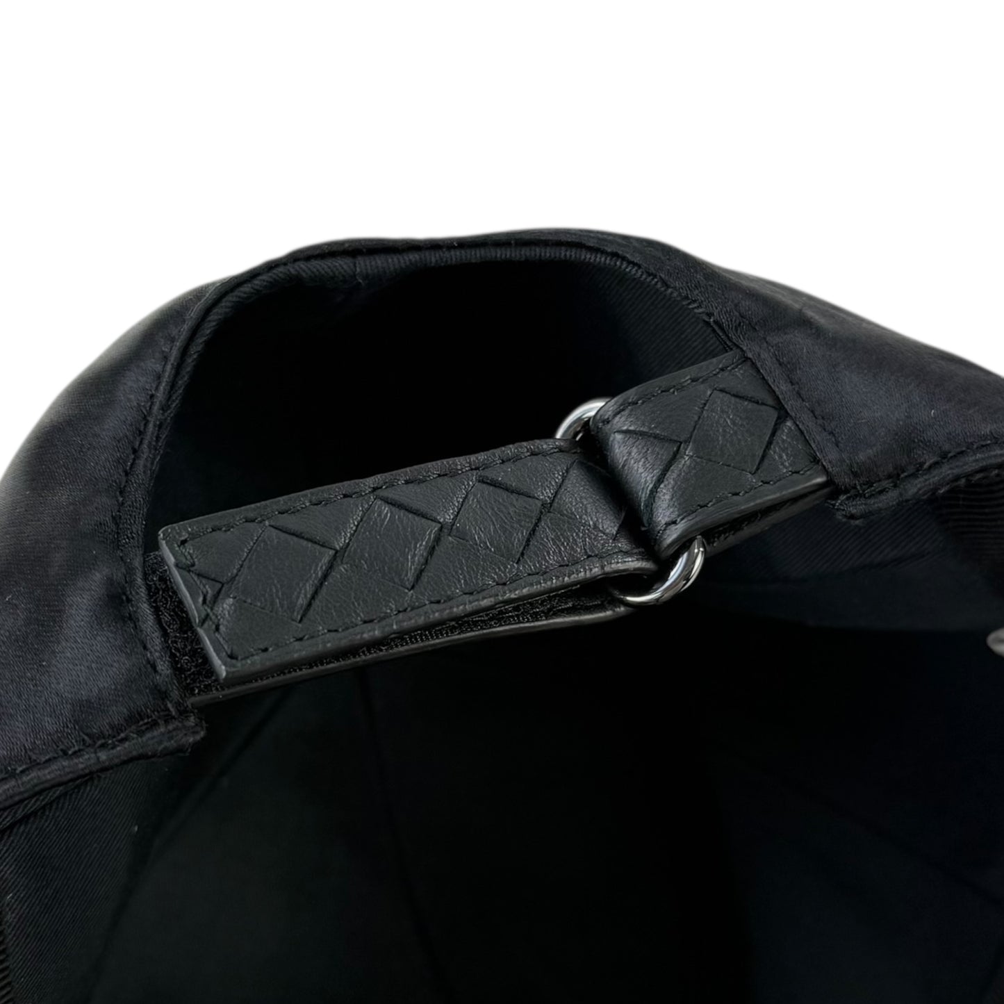 Bottega Veneta Satin Crane Baseball Cap Hat