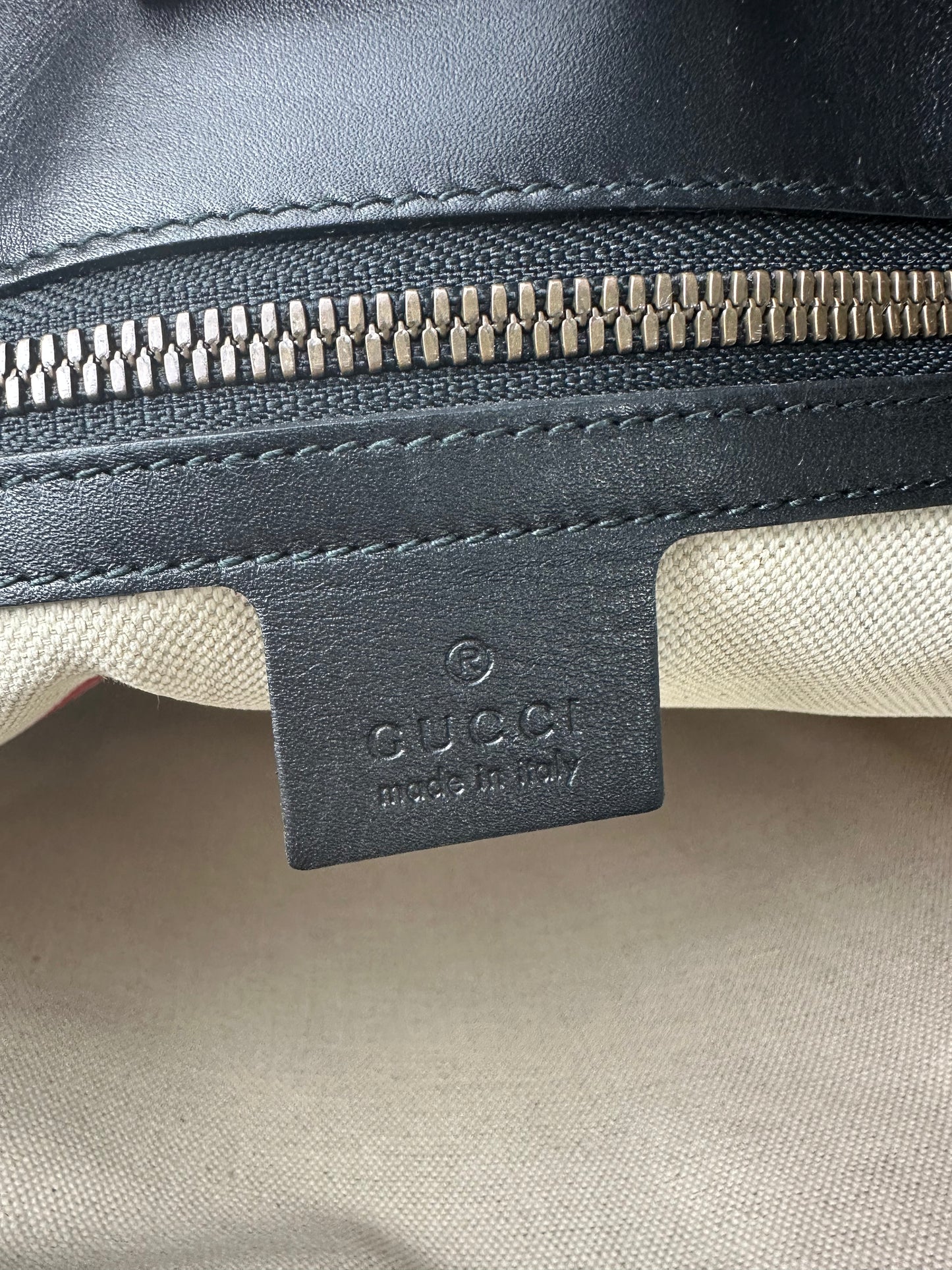 Gucci Monogram Snake Tote Bag