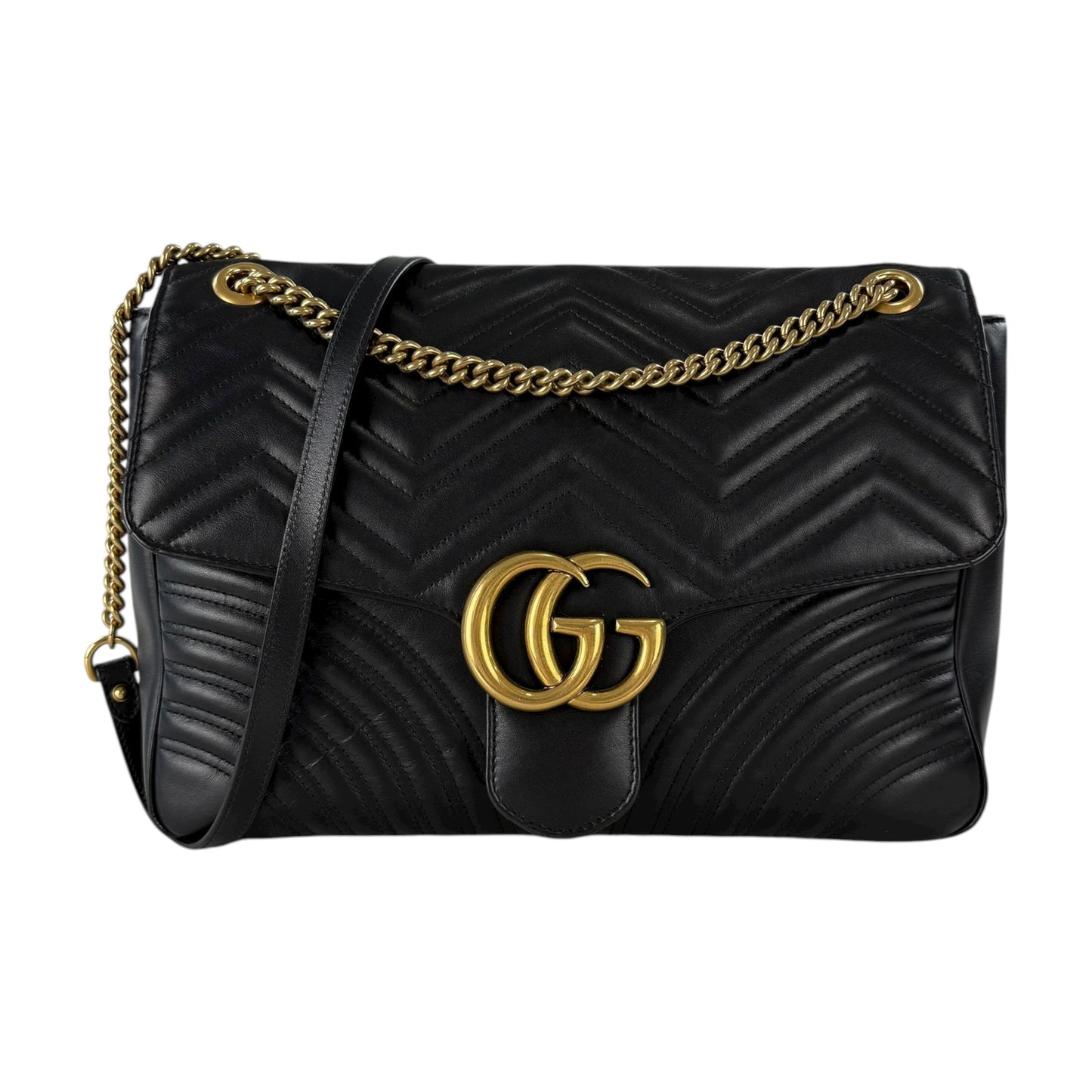 Gucci GG Marmont Large Matelasse Shoulder Bag