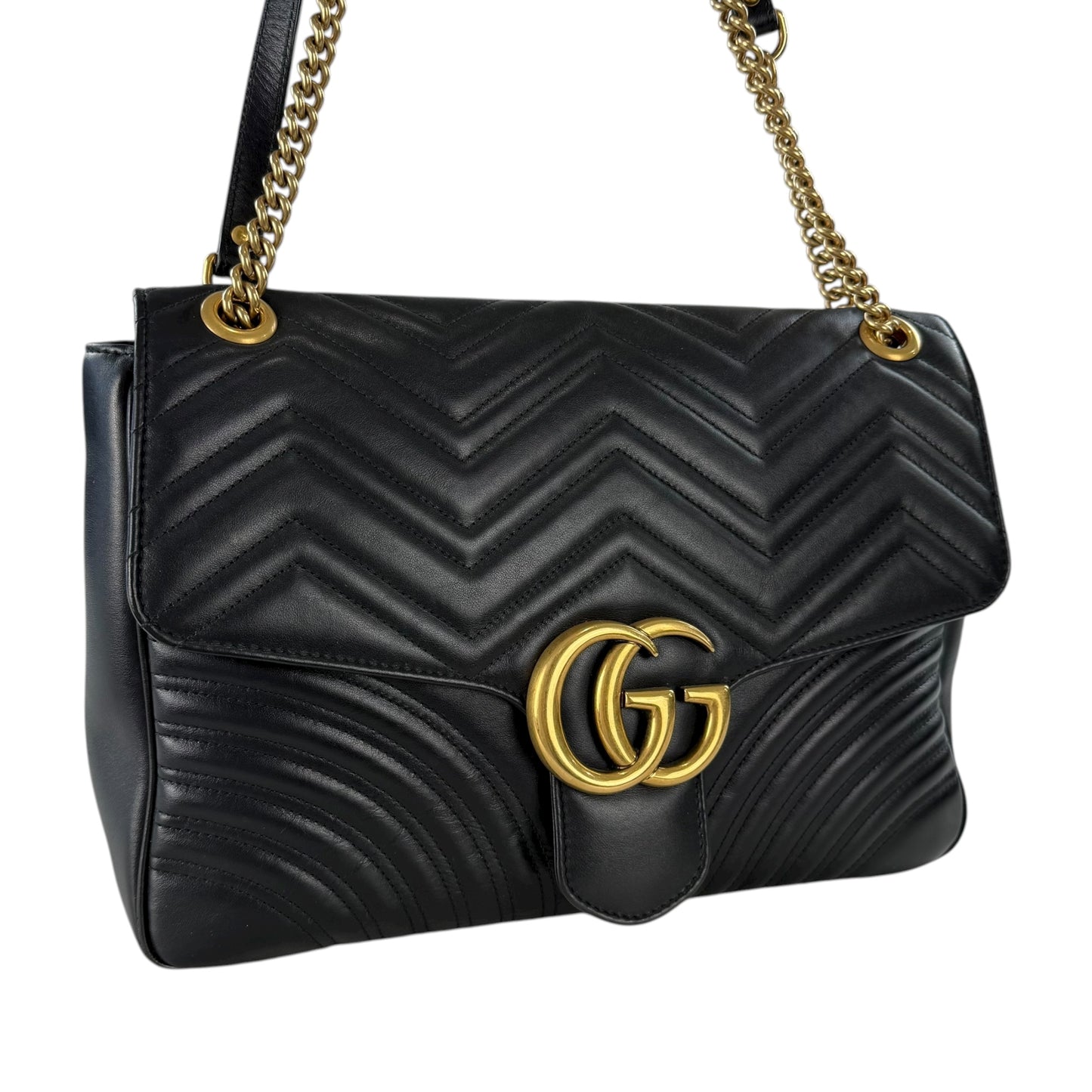 Gucci GG Marmont Large Matelasse Shoulder Bag