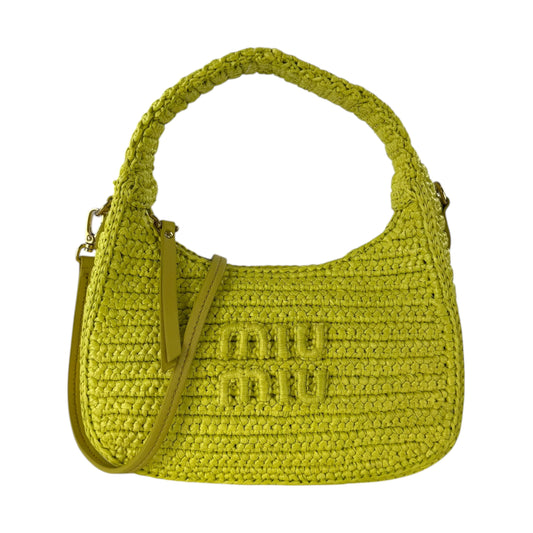 Miu Miu Wander Hobo Crochet Mini Two Way Bag