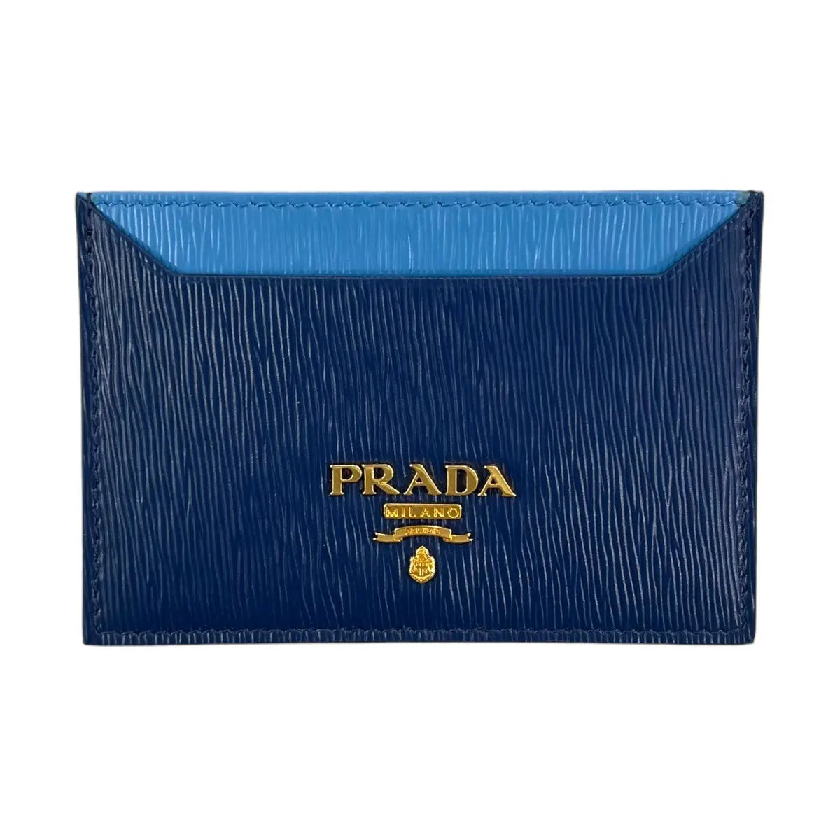 Prada Vitello Leather Card Holder Wallet