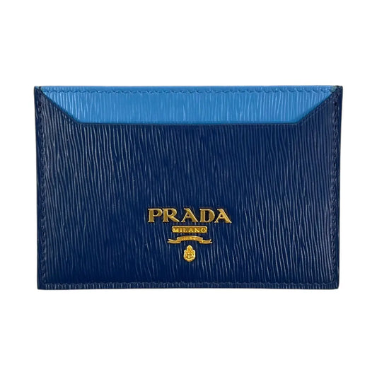 Prada Vitello Leather Card Holder Wallet