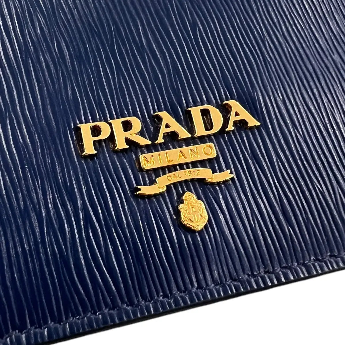 Prada Vitello Leather Card Holder Wallet