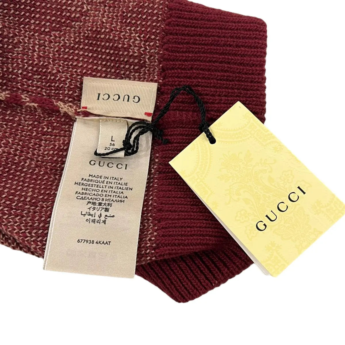 Gucci G Logo Wool Beanie Hat