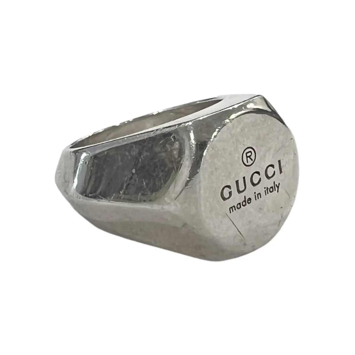 Gucci Silver Signet Ring