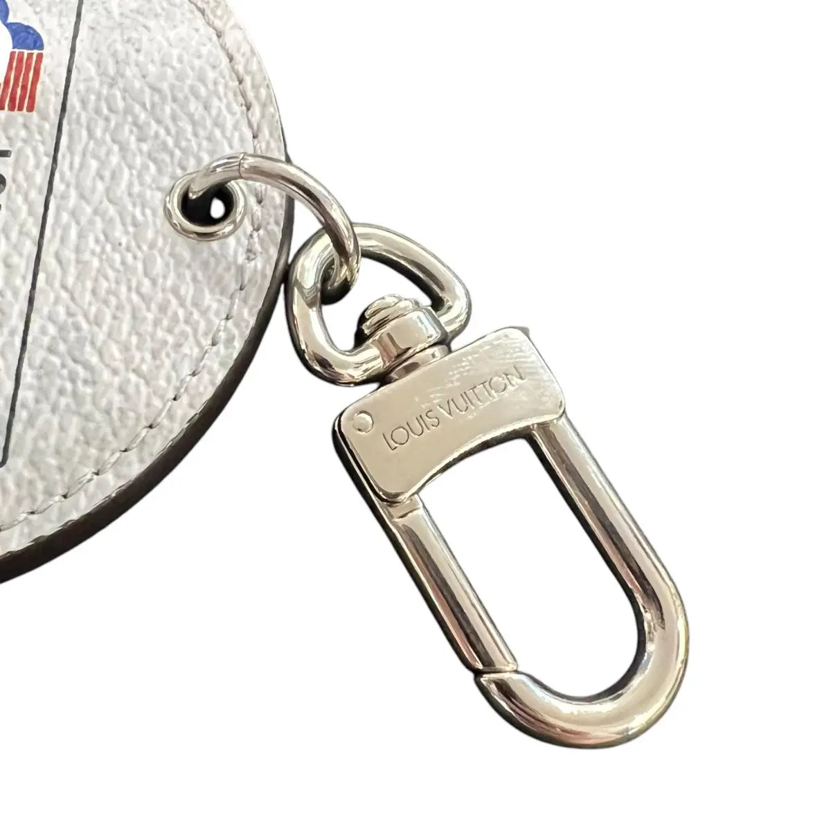 Louis Vuitton Logo Story Monogram Keychain Bag Charm