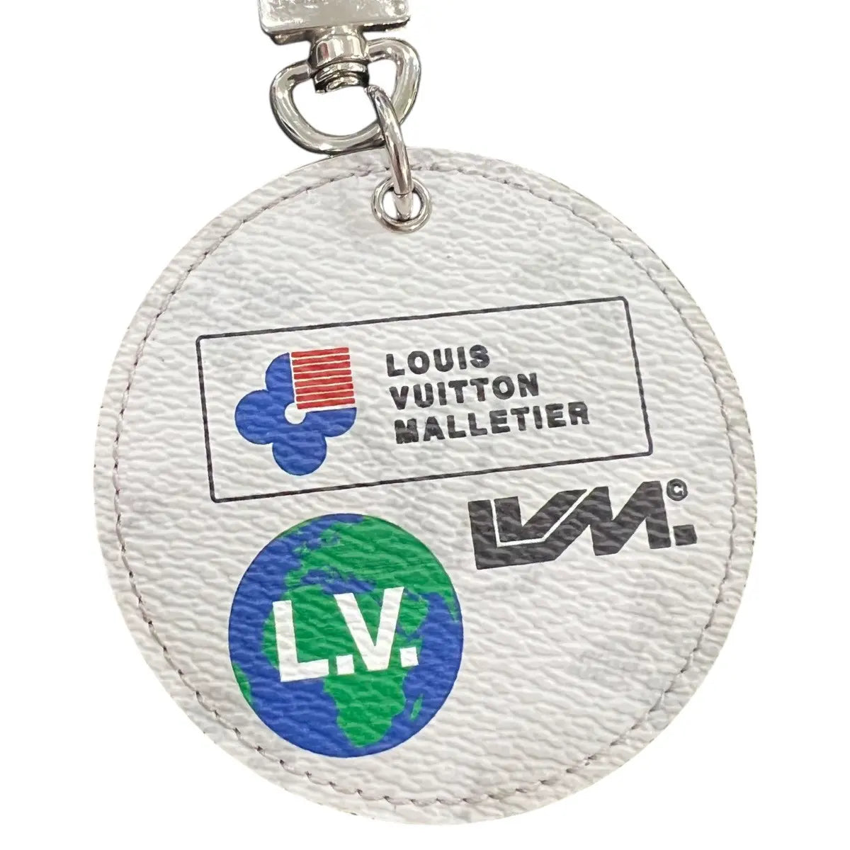 Louis Vuitton Logo Story Monogram Keychain Bag Charm