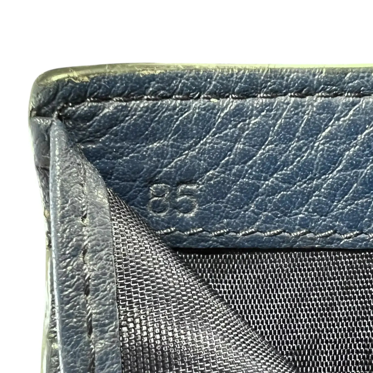 Prada Leather Corner Logo Bifold Wallet