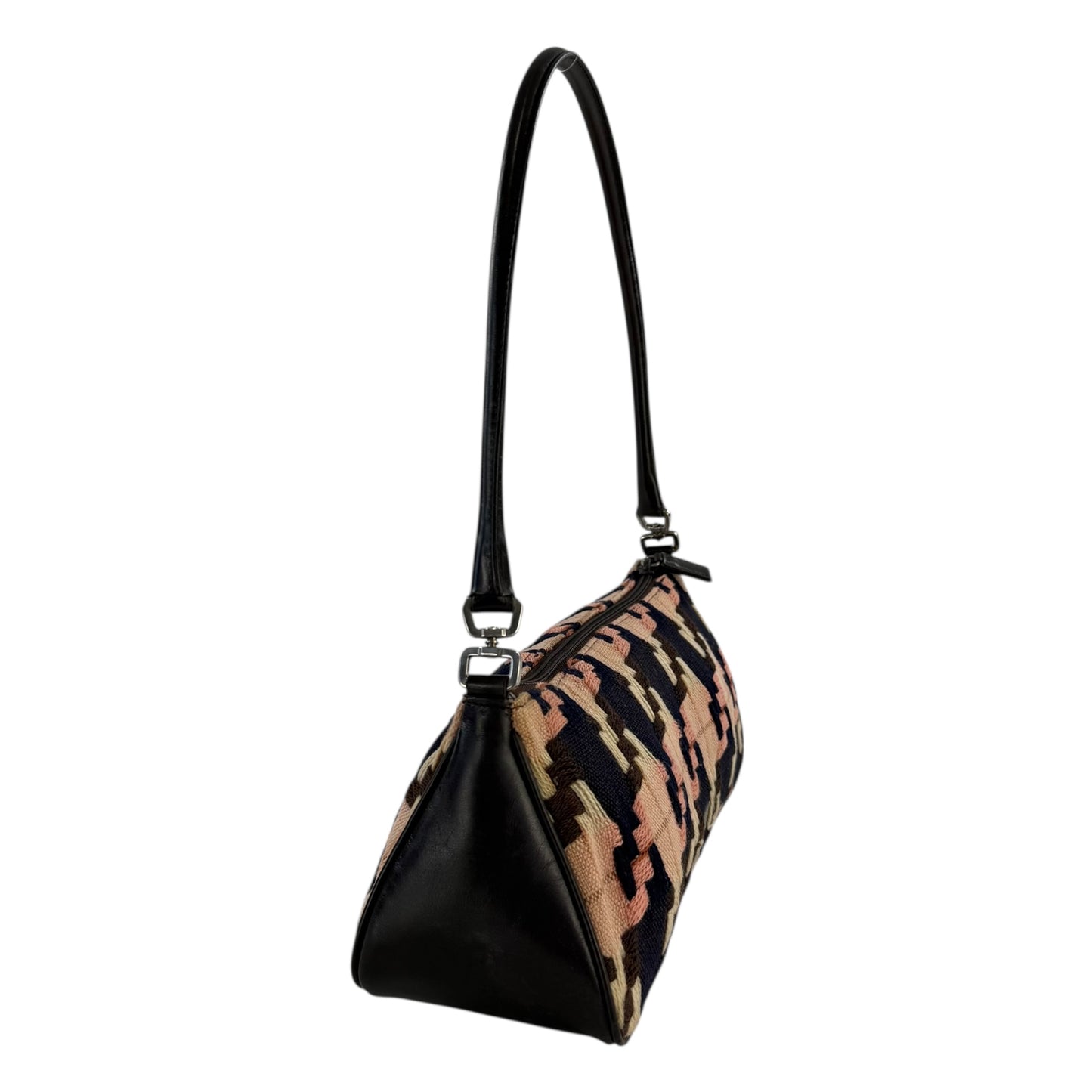 Prada Multicolor Knit Shoulder Bag