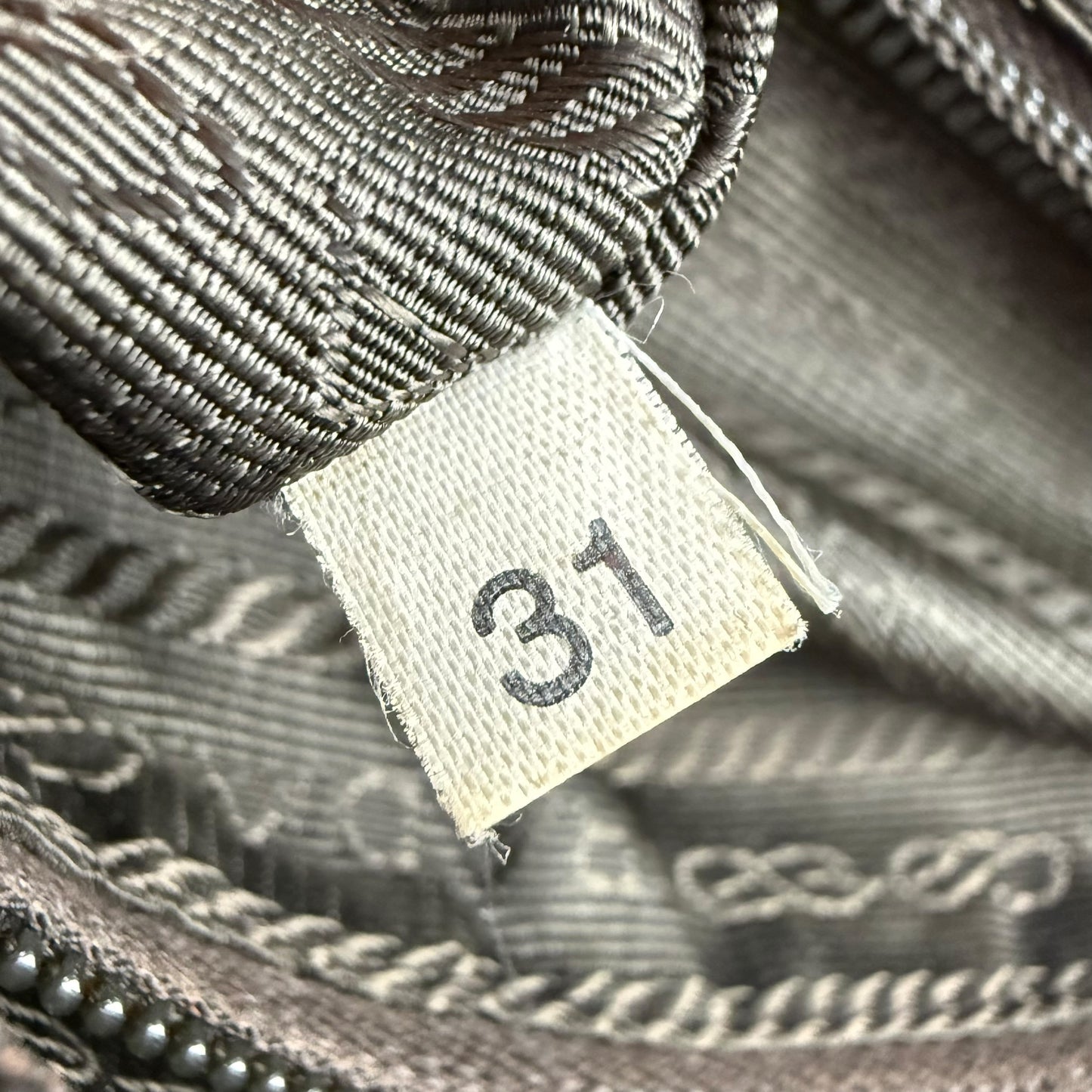 Prada Multicolor Knit Shoulder Bag