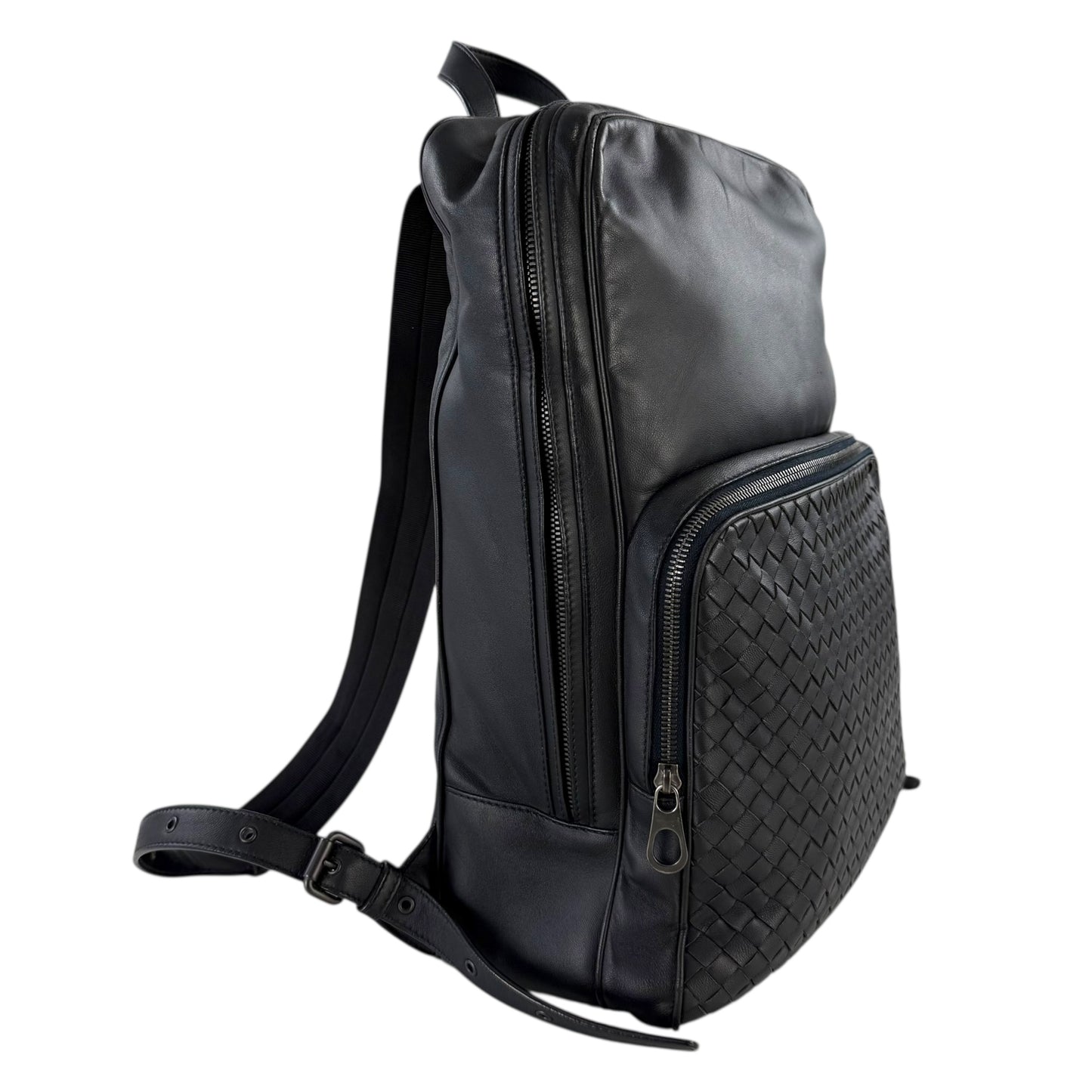 Bottega Veneta Intrecciato Leather Backpack