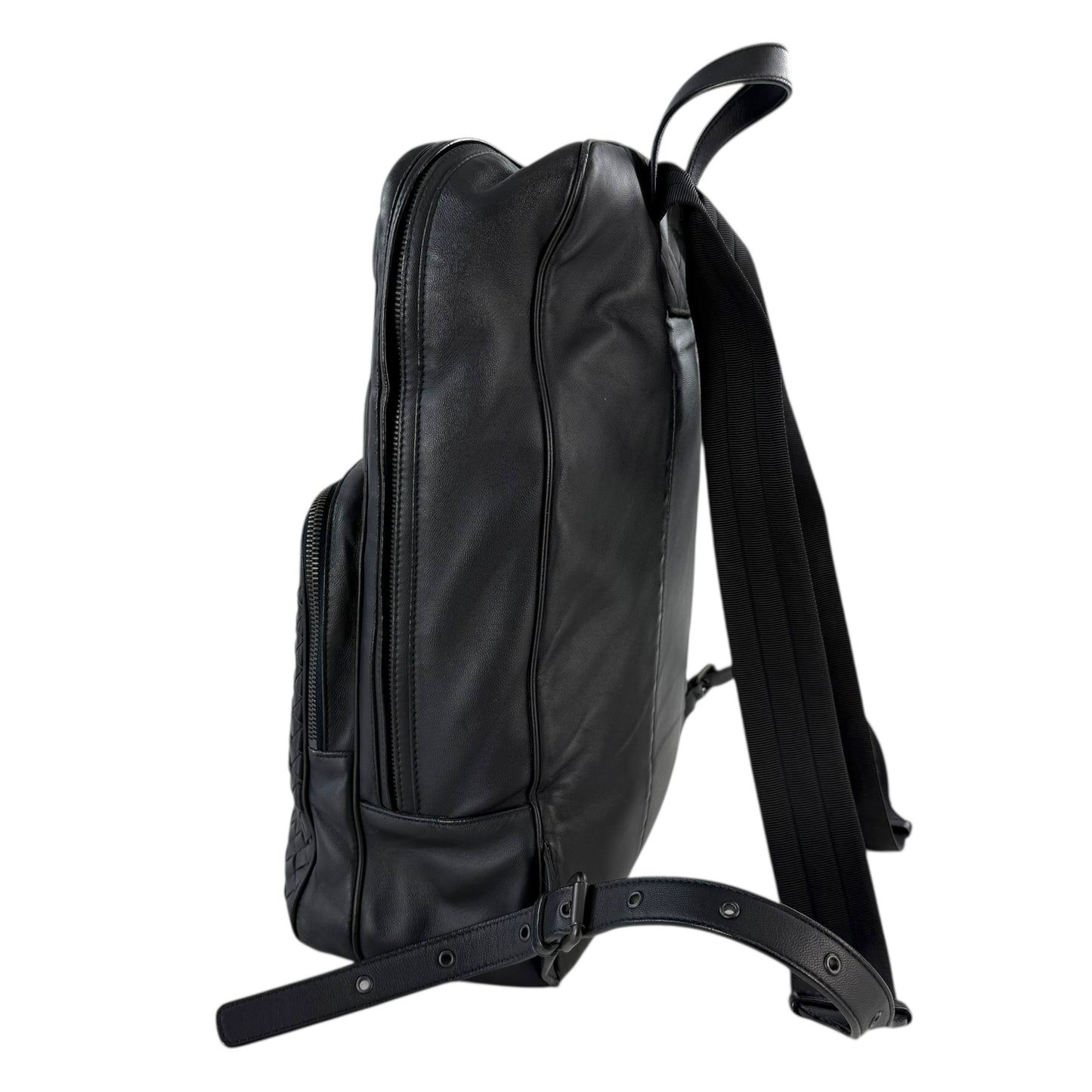 Bottega Veneta Intrecciato Leather Backpack