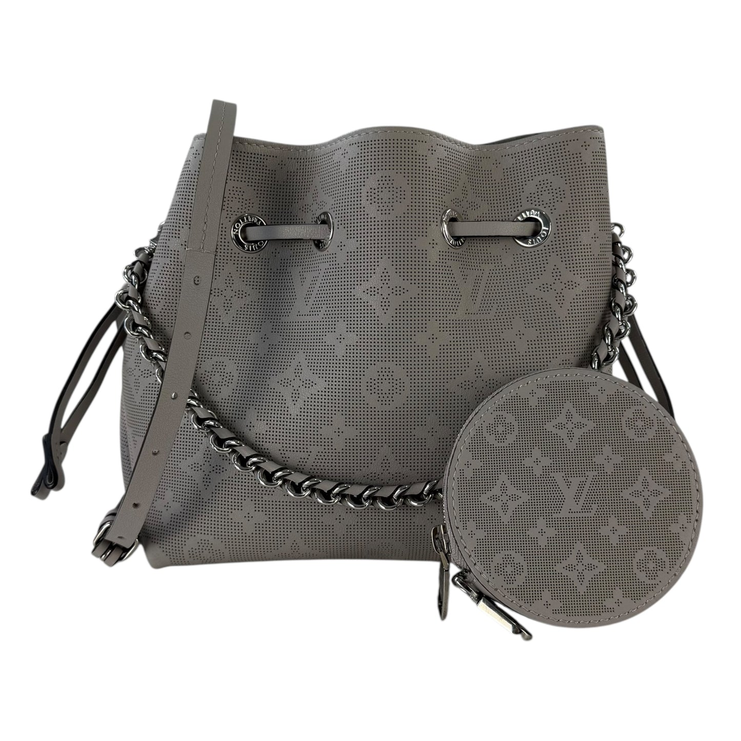 Louis Vuitton Bella Mahina Leather Bella Bucket Bag