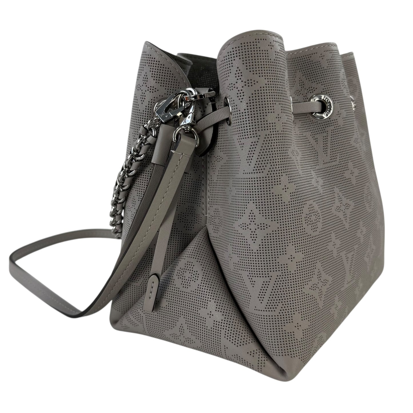Louis Vuitton Bella Mahina Leather Bella Bucket Bag