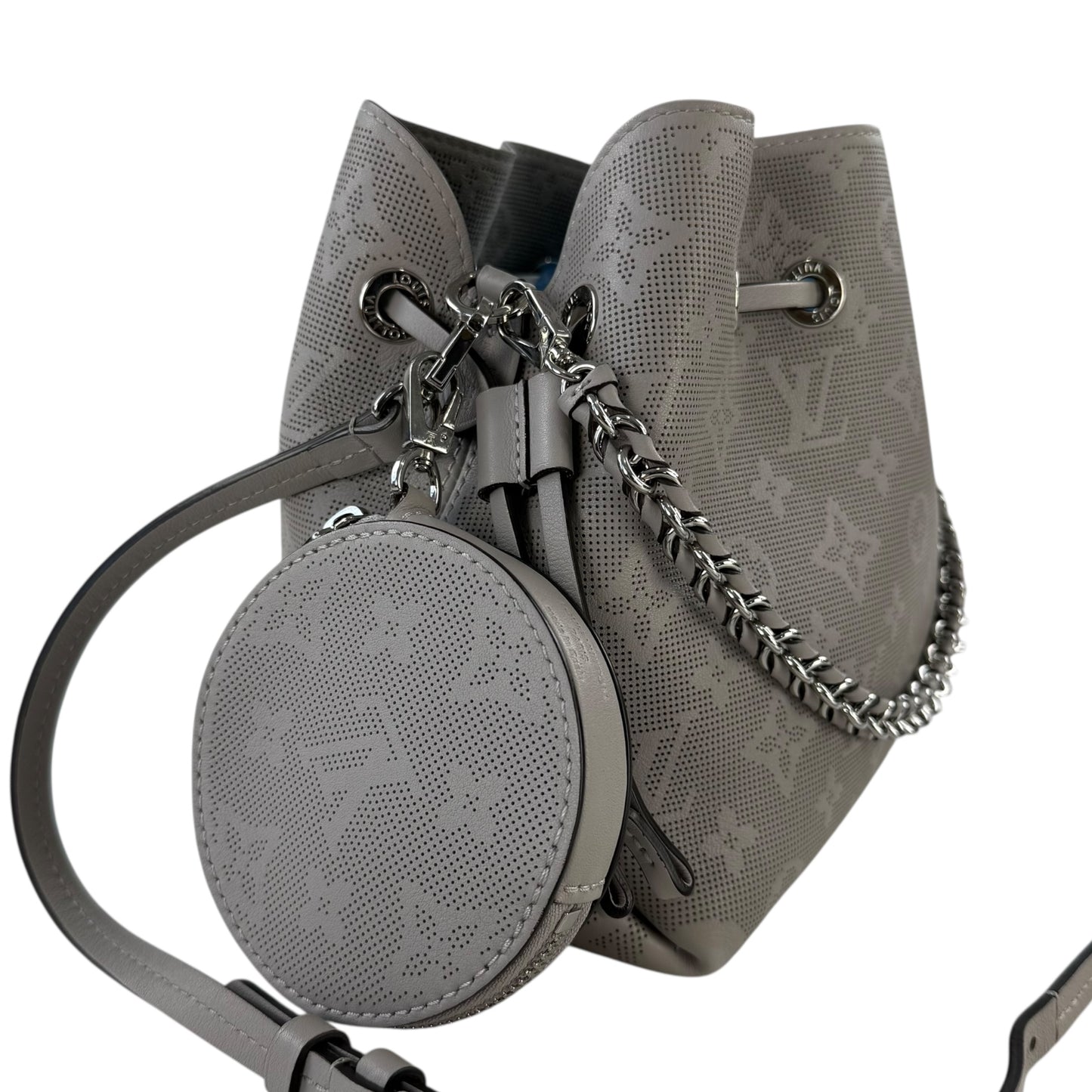Louis Vuitton Bella Mahina Leather Bella Bucket Bag