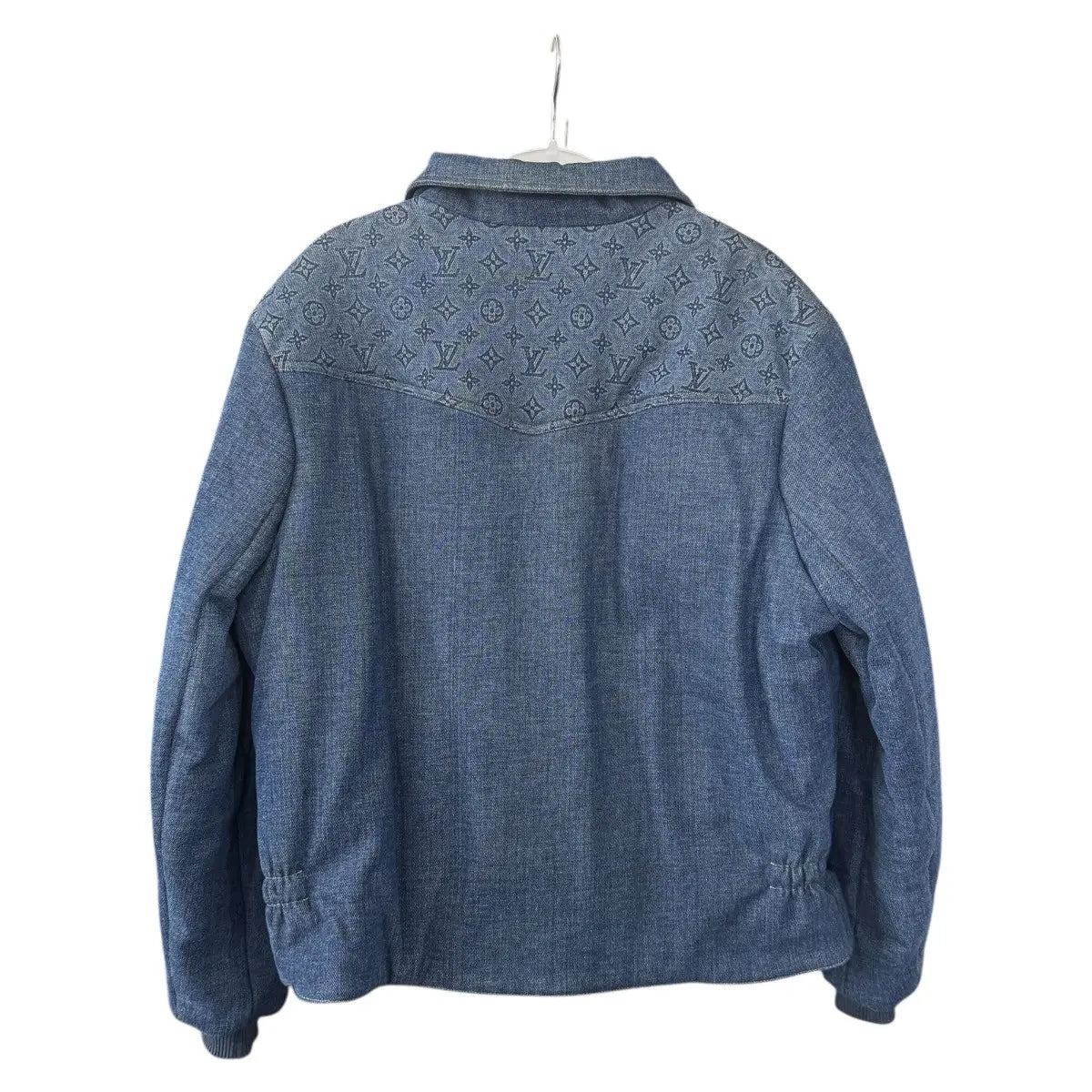 Louis Vuitton Monogram Padded Denim Jacket Indigo