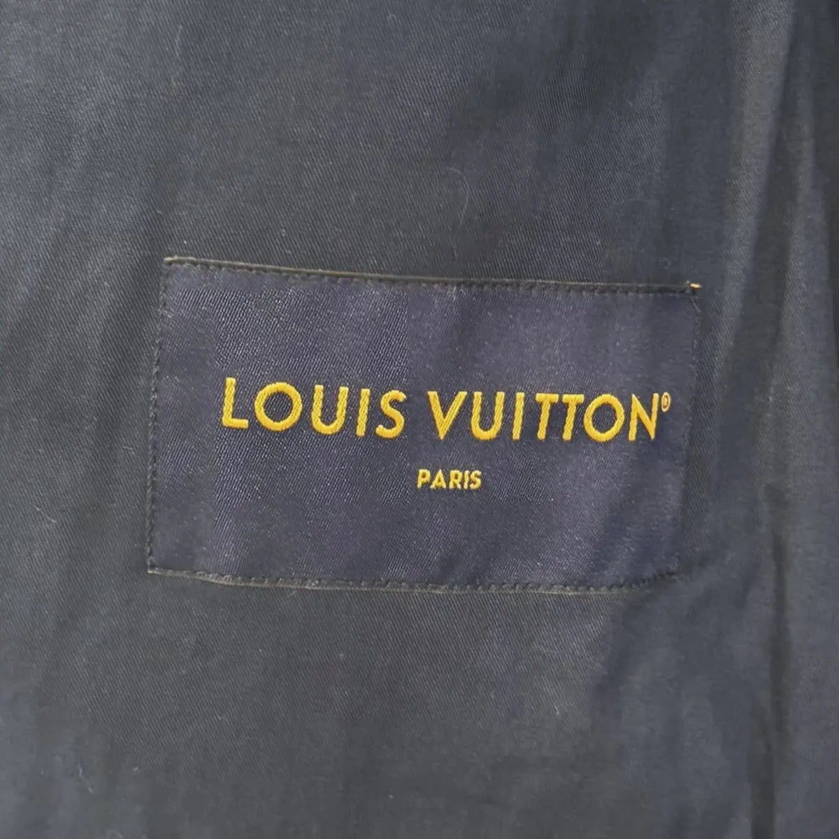 Louis Vuitton Monogram Padded Denim Jacket Indigo