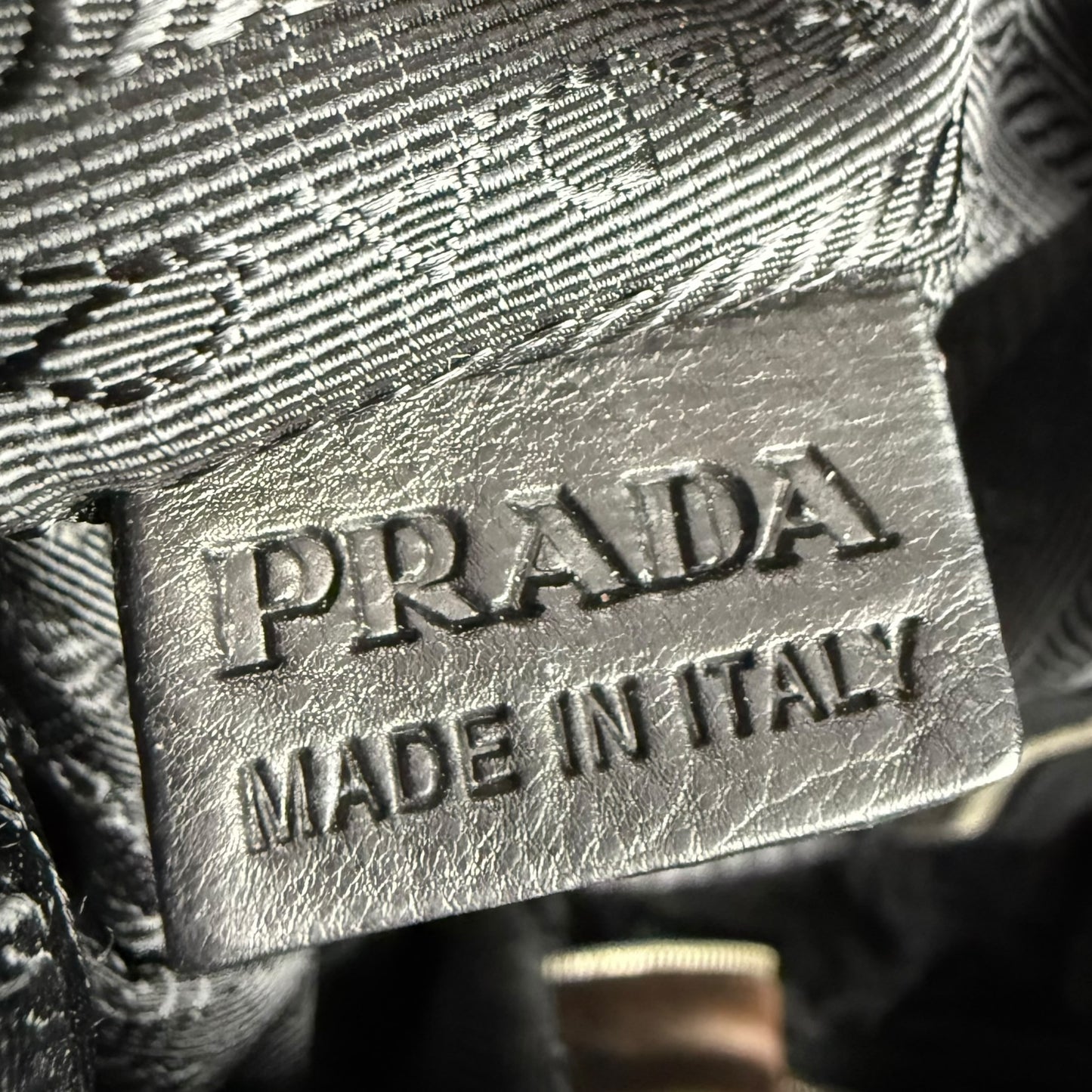 Prada Glace Calf Leather Boston Bag