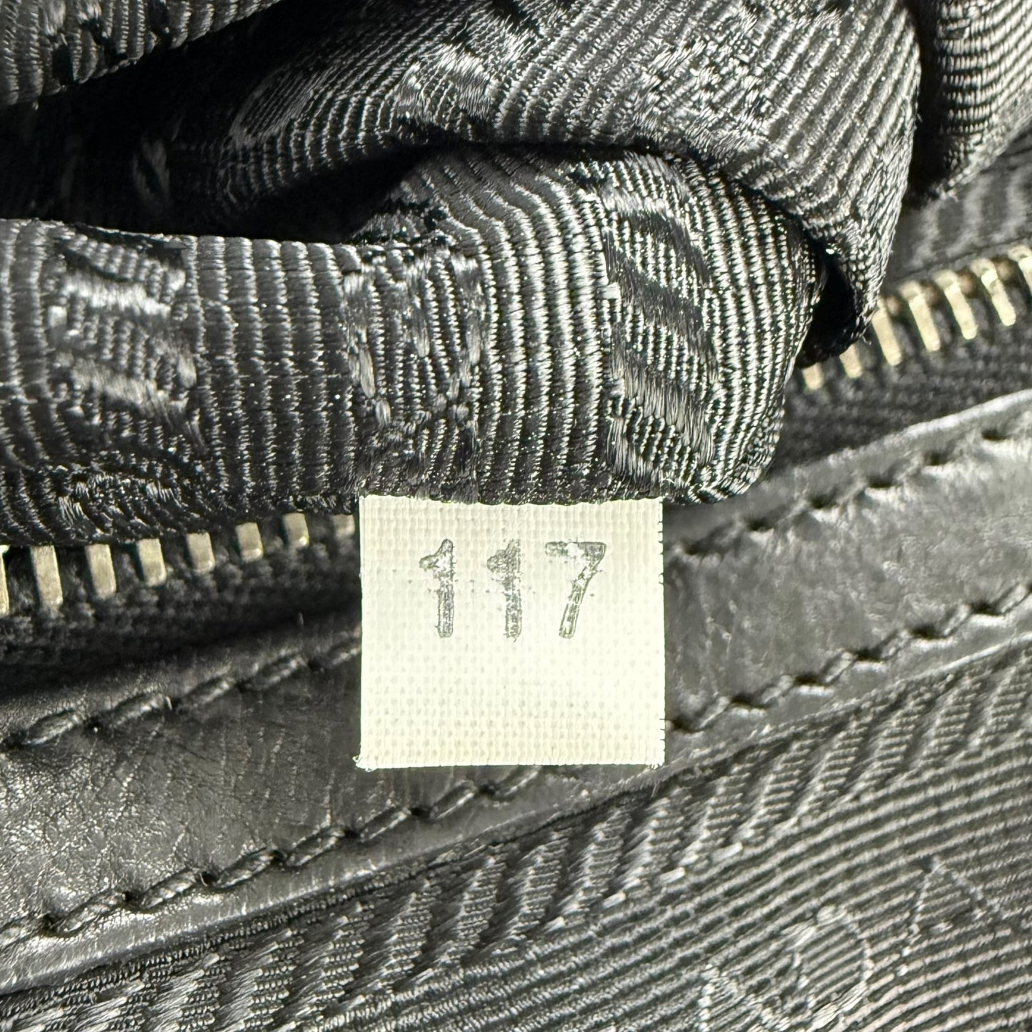 Prada Glace Calf Leather Boston Bag