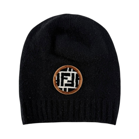 Fendi Zucca Wool Beanie Hat