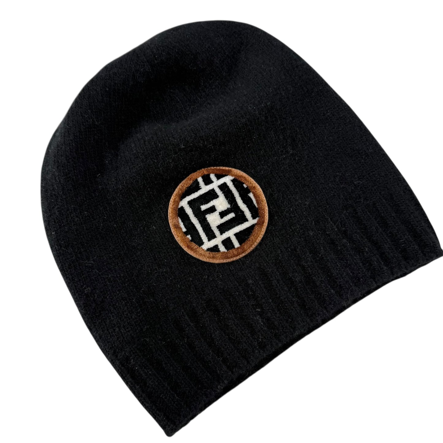 Fendi Zucca Wool Beanie Hat