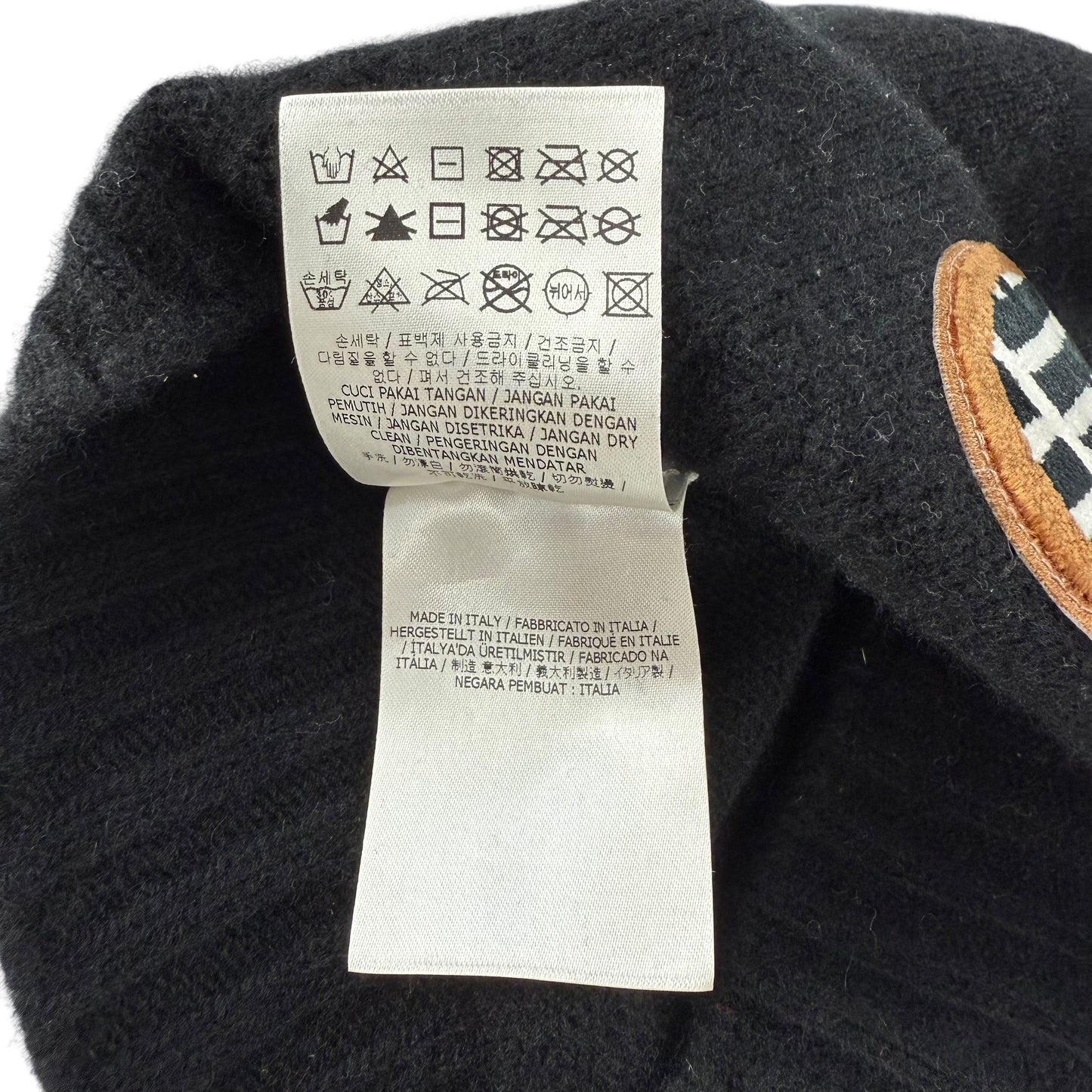 Fendi Zucca Wool Beanie Hat